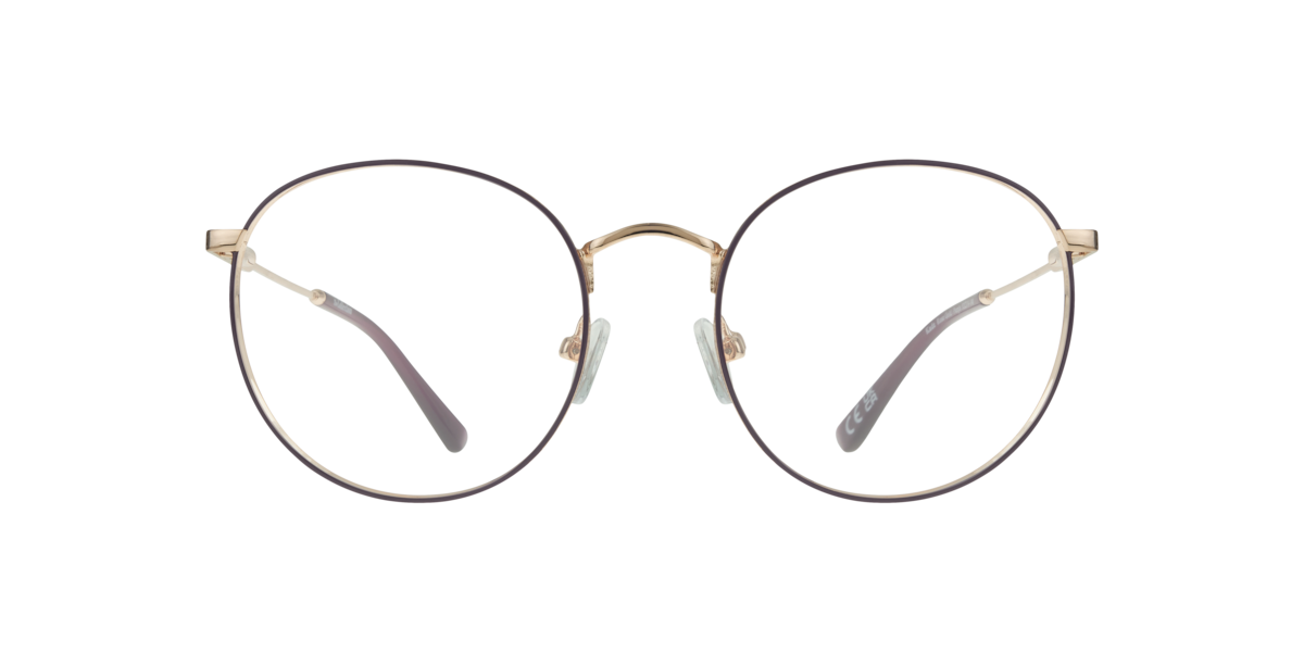Rose Gold/Purple phantos Metal eyeglasses Online - Full Rim - Kade