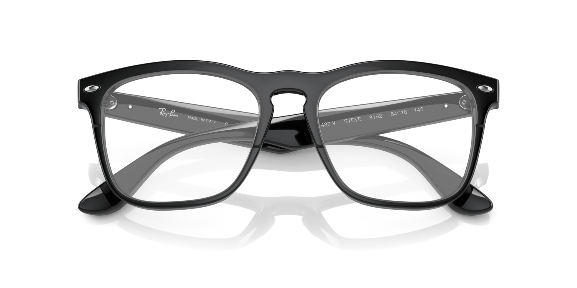 RB4487V Black PlasticEyeglass Frames for Glasses Direct, Closed View