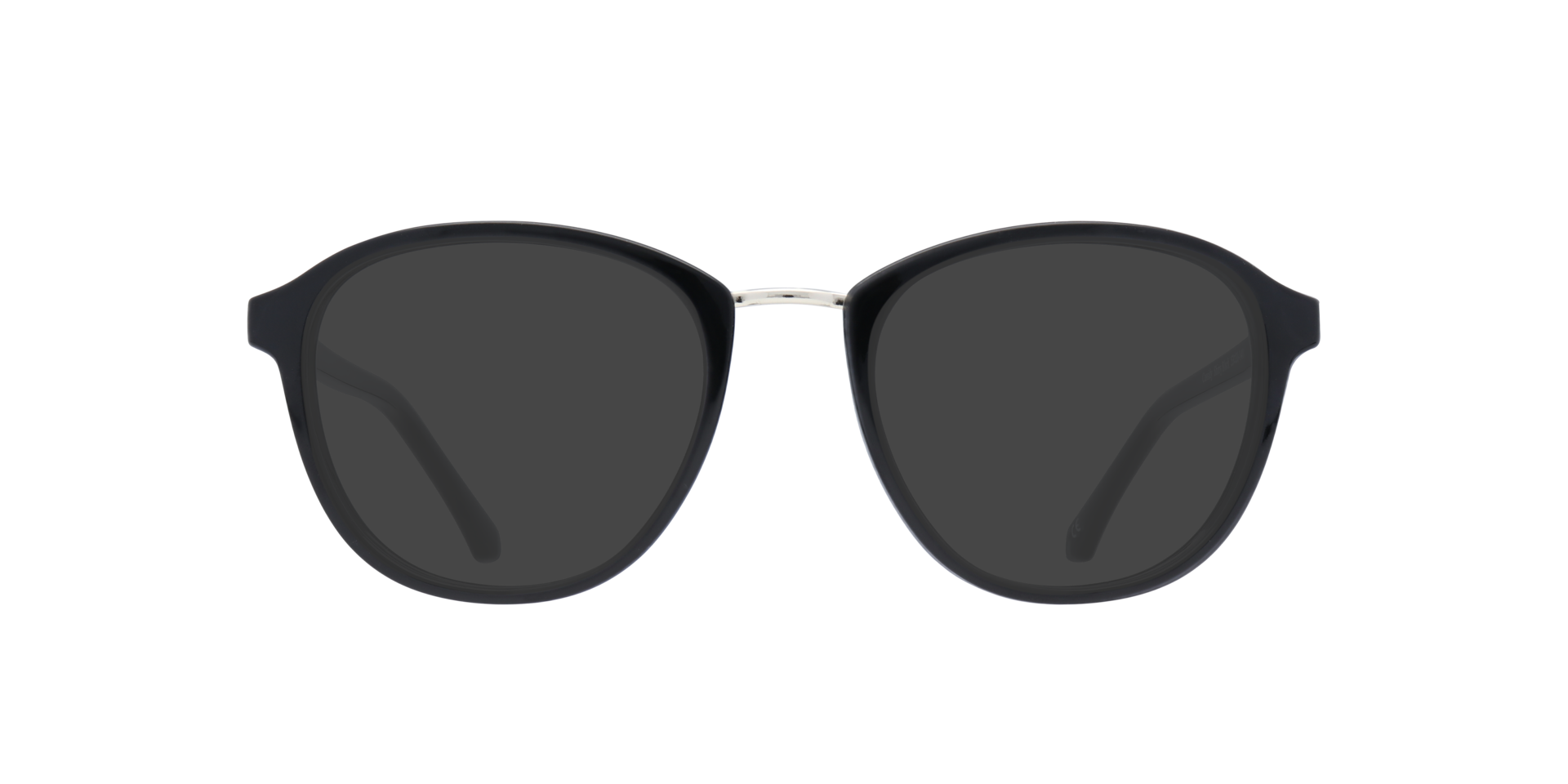 Cassidy Shiny Black PlasticEyeglass Frames for Glasses Direct, with Tinted Lenses
