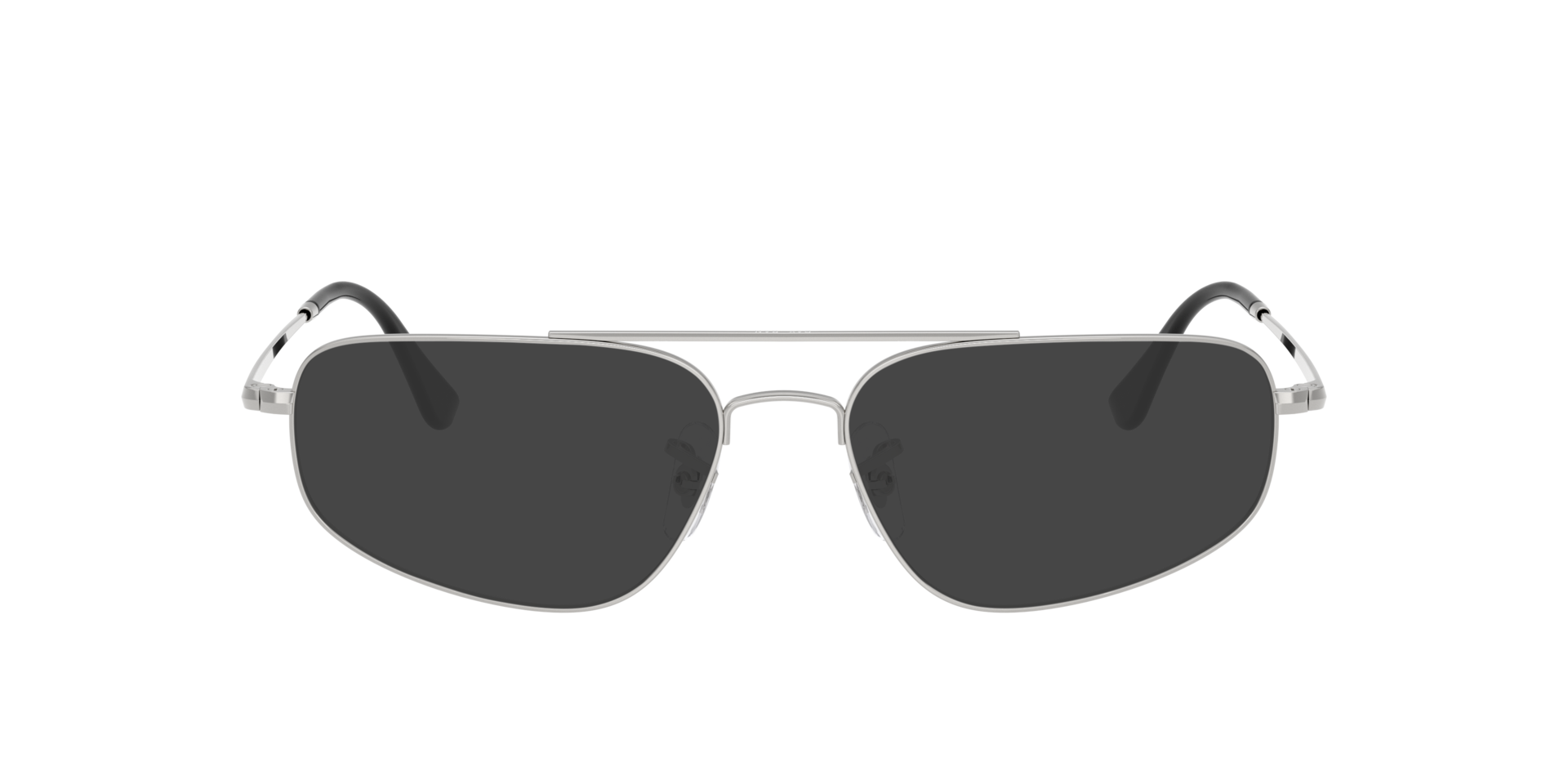RB6550 Silver MetalEyeglass Frames for Glasses Direct, with Tinted Lenses