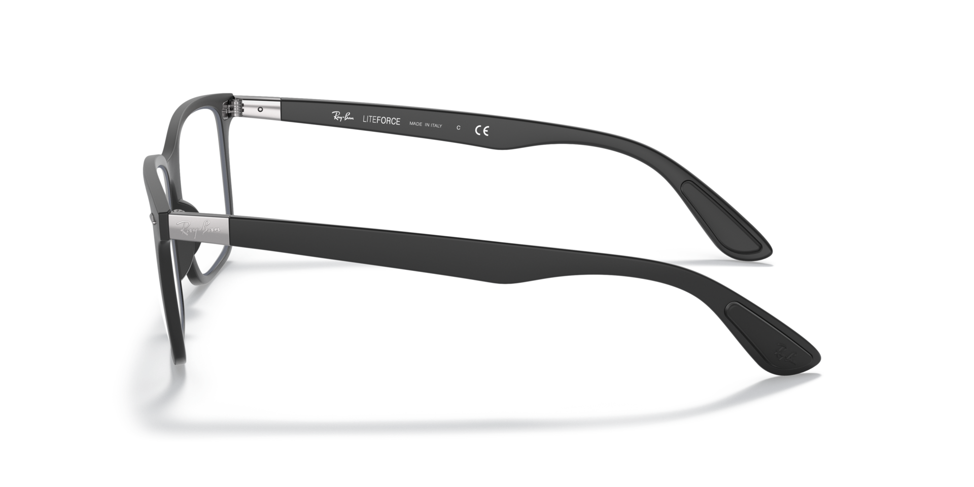 RB7144 Optics Black PlasticEyeglass Frames for Glasses Direct, Side View