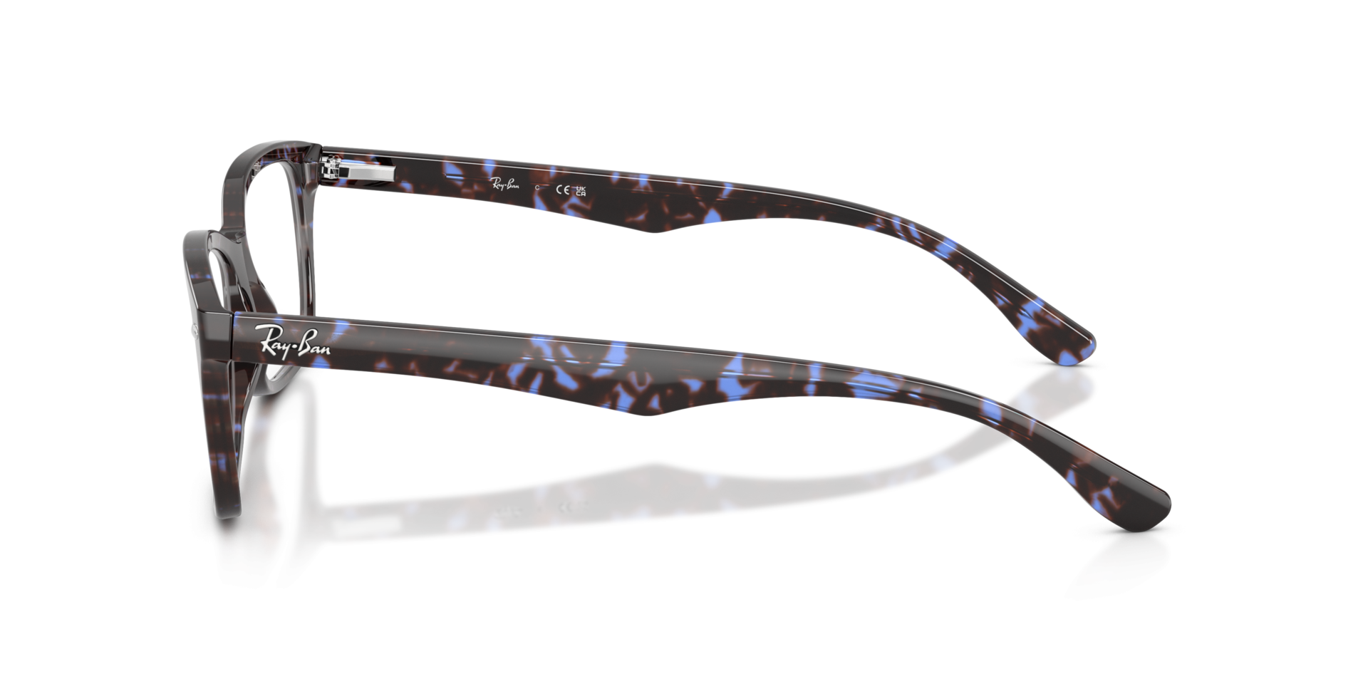 RB5228 Havana Blue Turtle AcetateEyeglass Frames for Glasses Direct, Side View