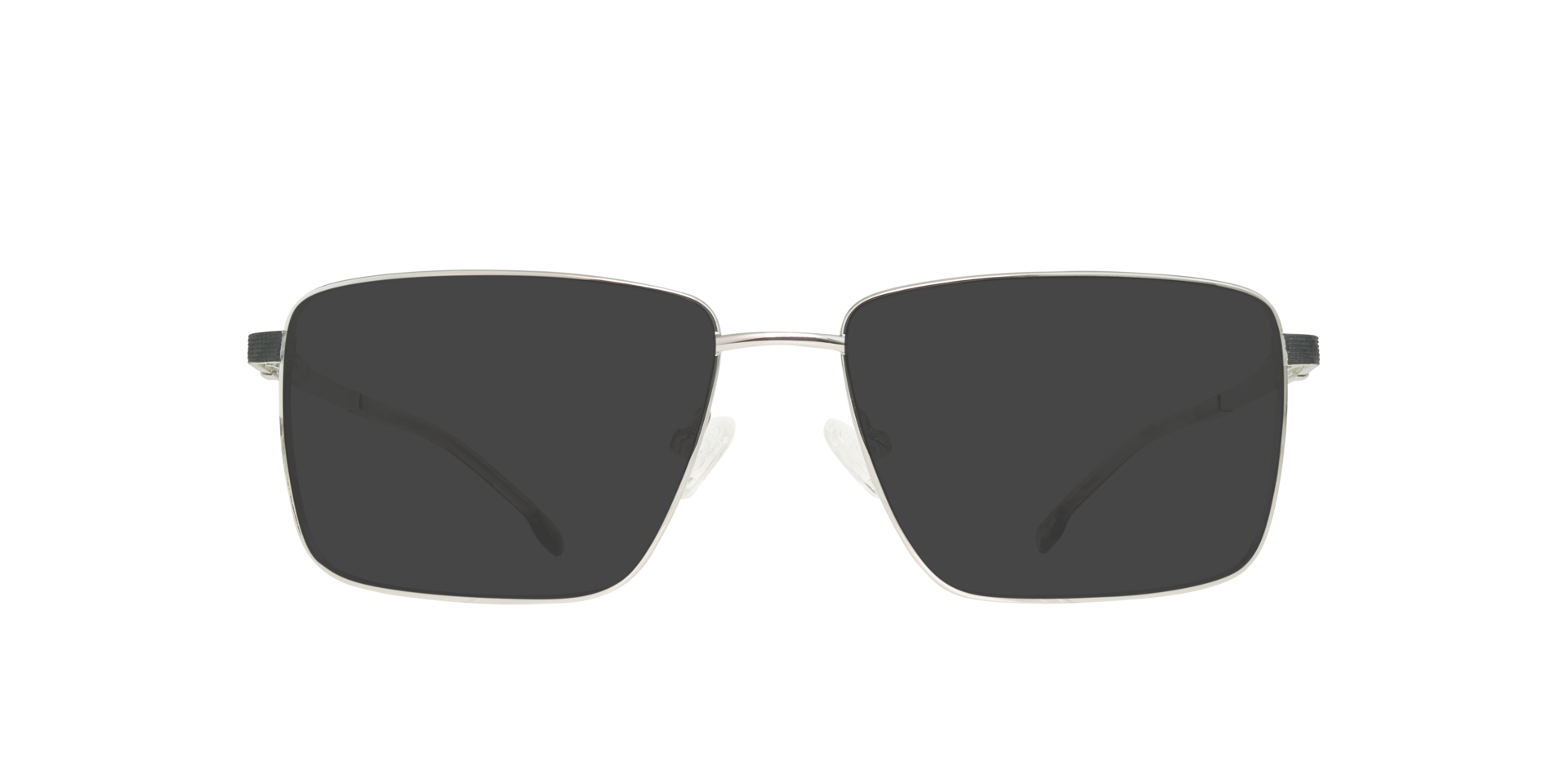 Lincoln Silver & Grey MetalEyeglass Frames for Glasses Direct, with Tinted Lenses