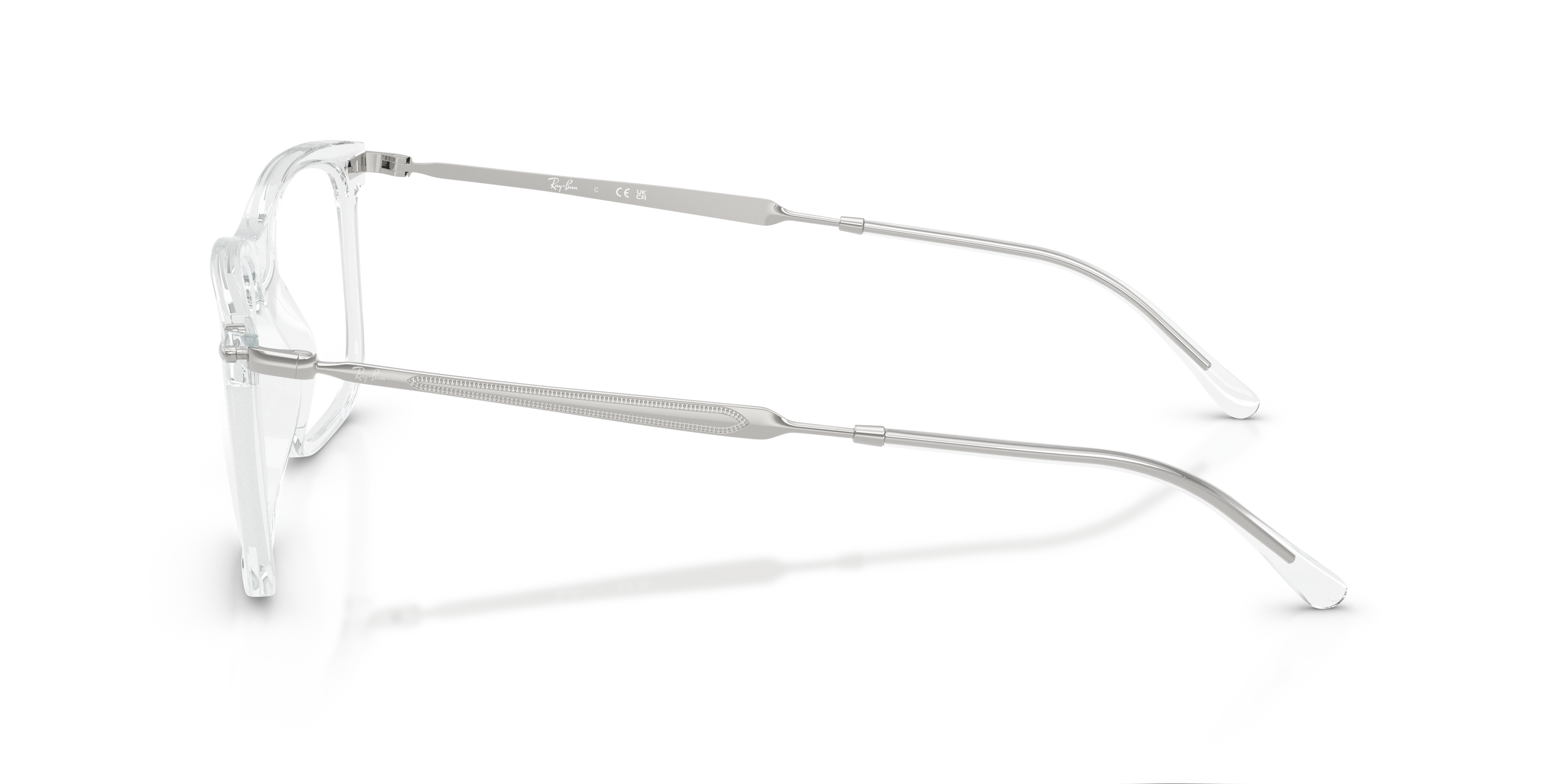 RB7260 Transparent PlasticEyeglass Frames for Glasses Direct, Side View