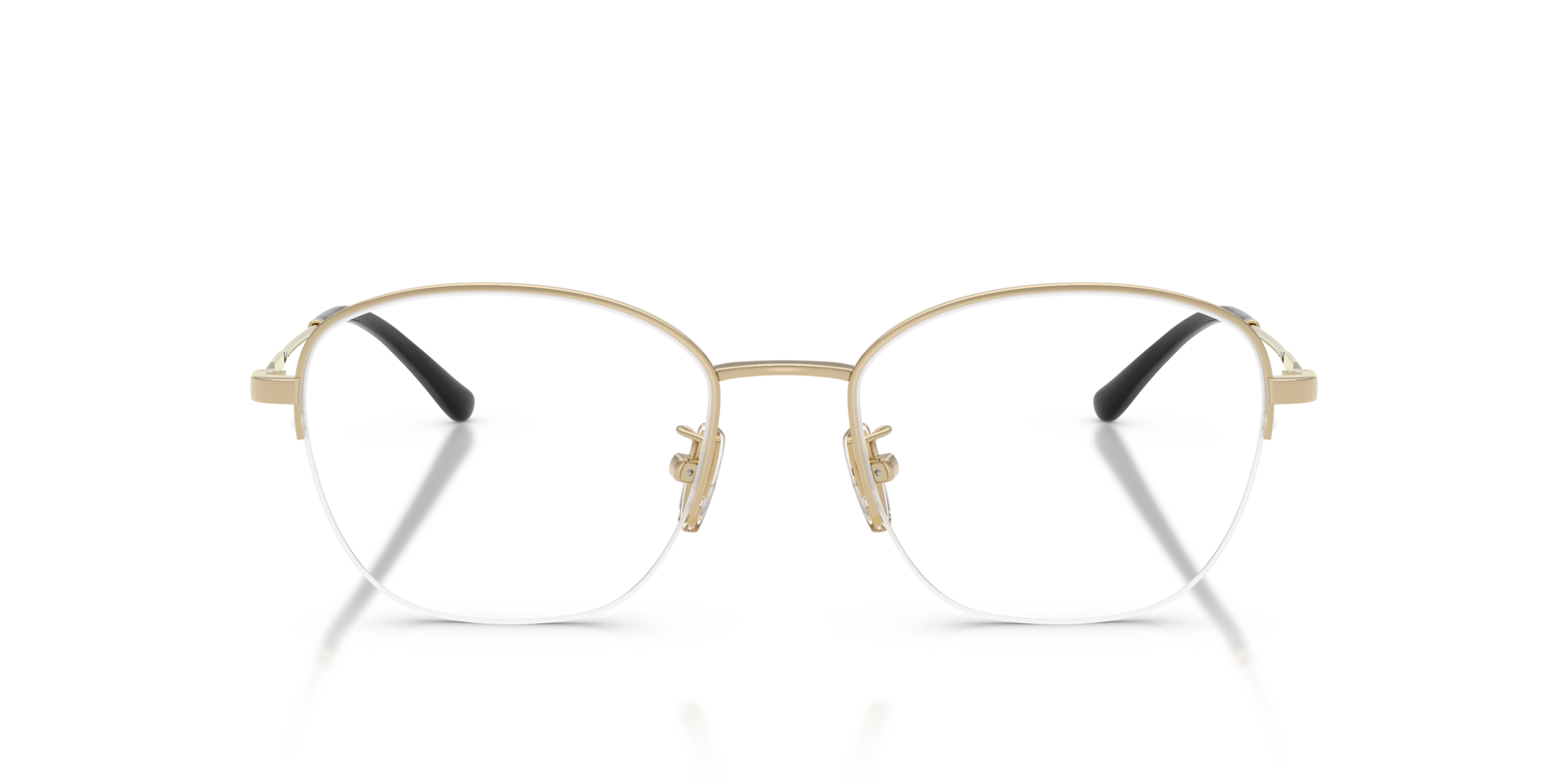 VO4357D Pale Gold MetalEyeglass Frames for Glasses Direct, Front View