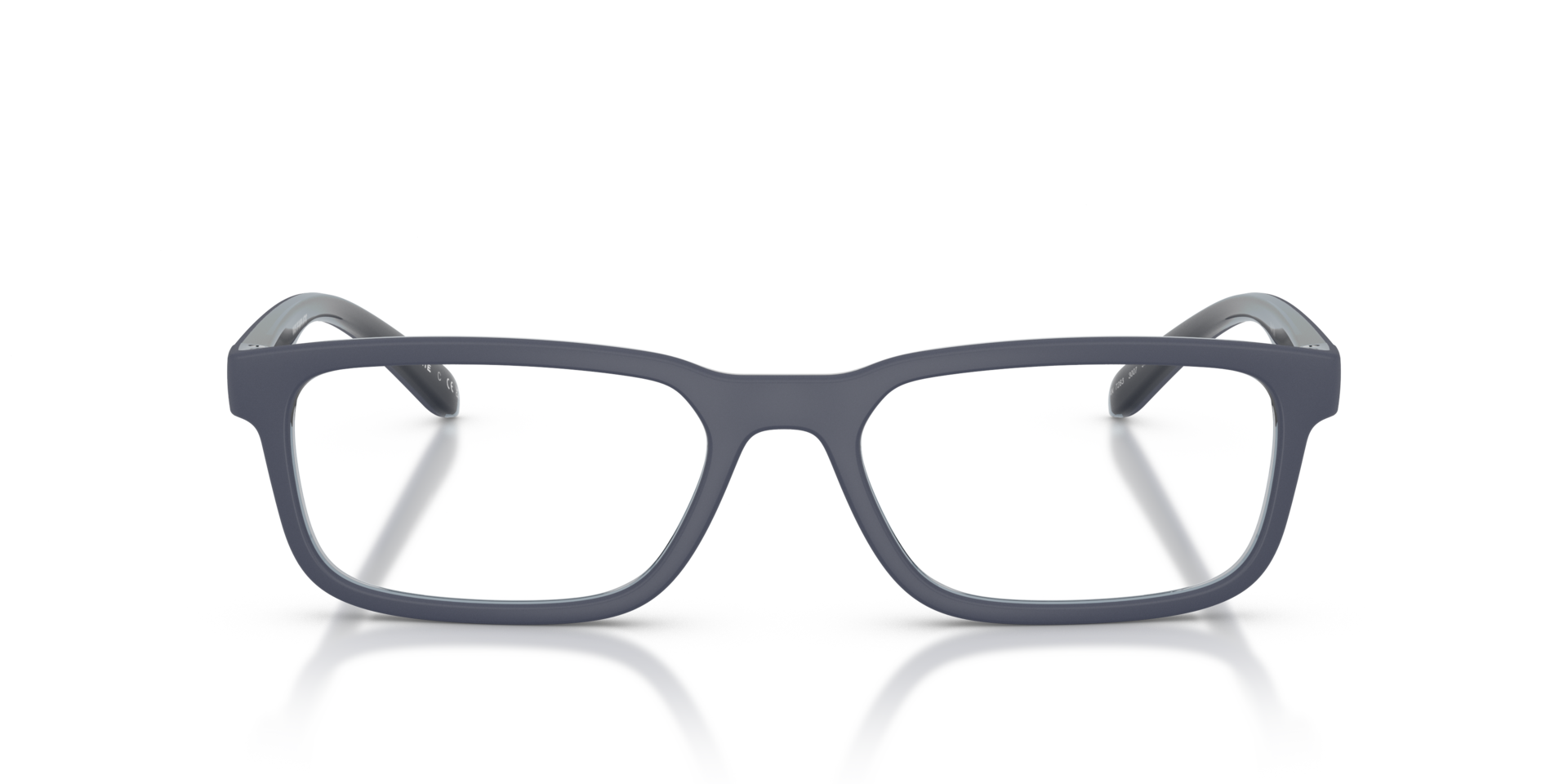 AN7283 Navy & Transparent Blue PlasticEyeglass Frames for Glasses Direct, Front View