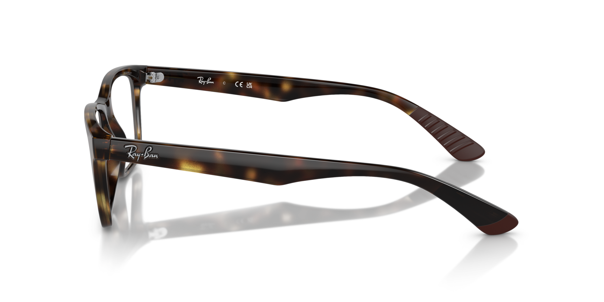 RB7025 Havana PlasticEyeglass Frames for Glasses Direct, Side View