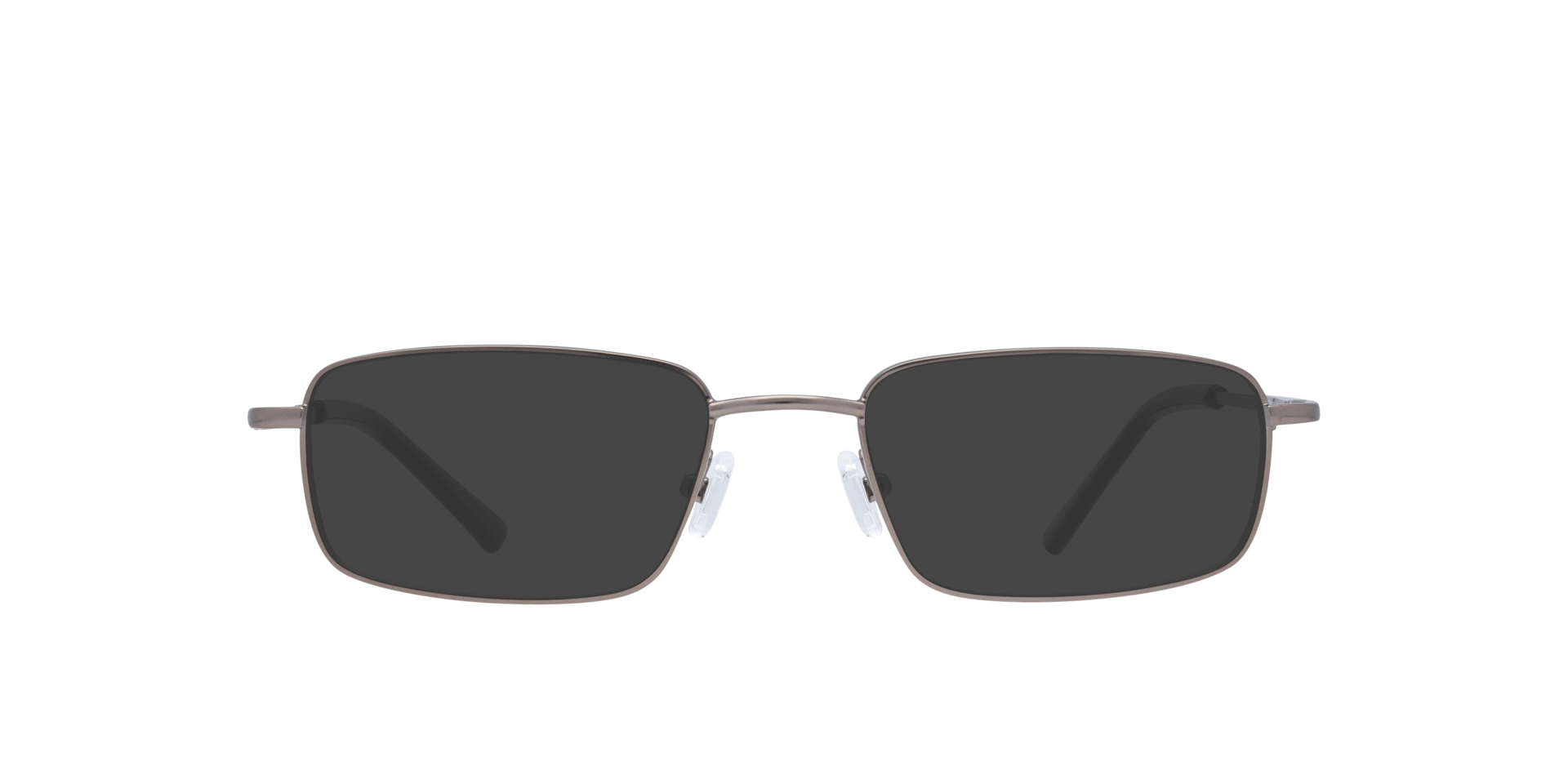 Ellis Matte Gunmetal MetalEyeglass Frames for Glasses Direct, with Tinted Lenses