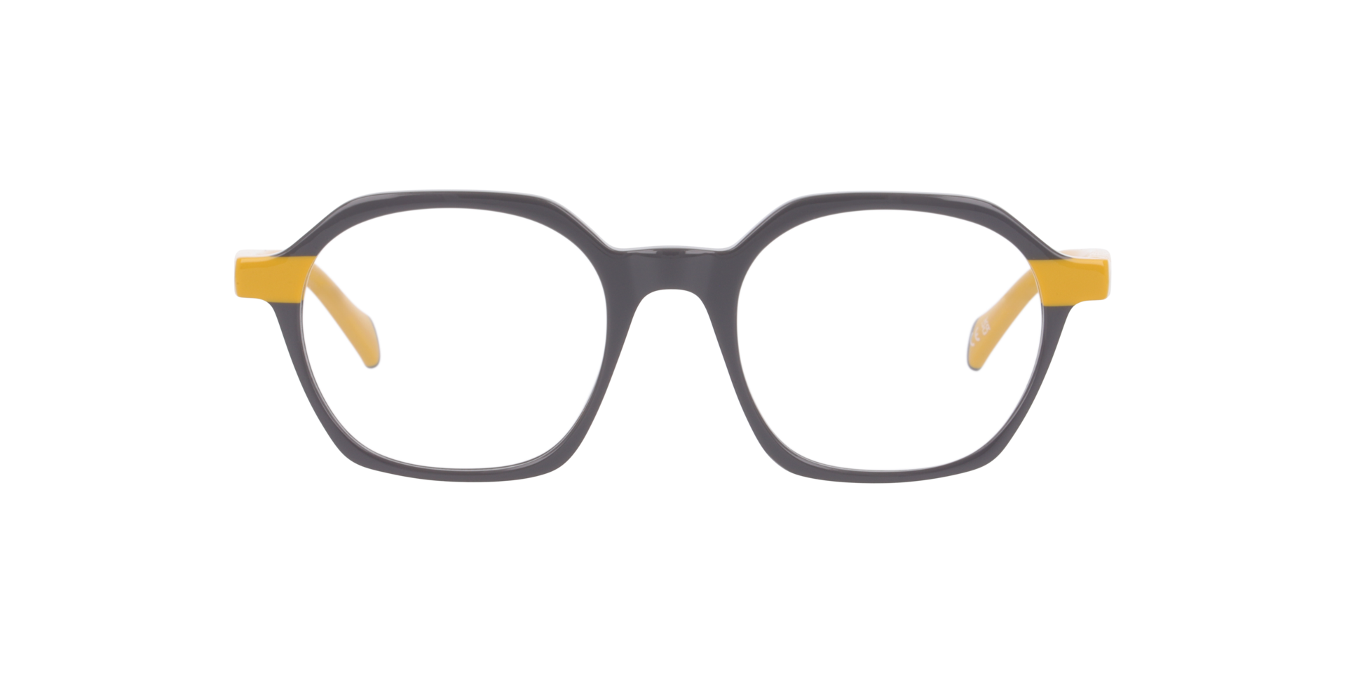 Mateo Grey AcetateEyeglass Frames for Glasses Direct, Front View
