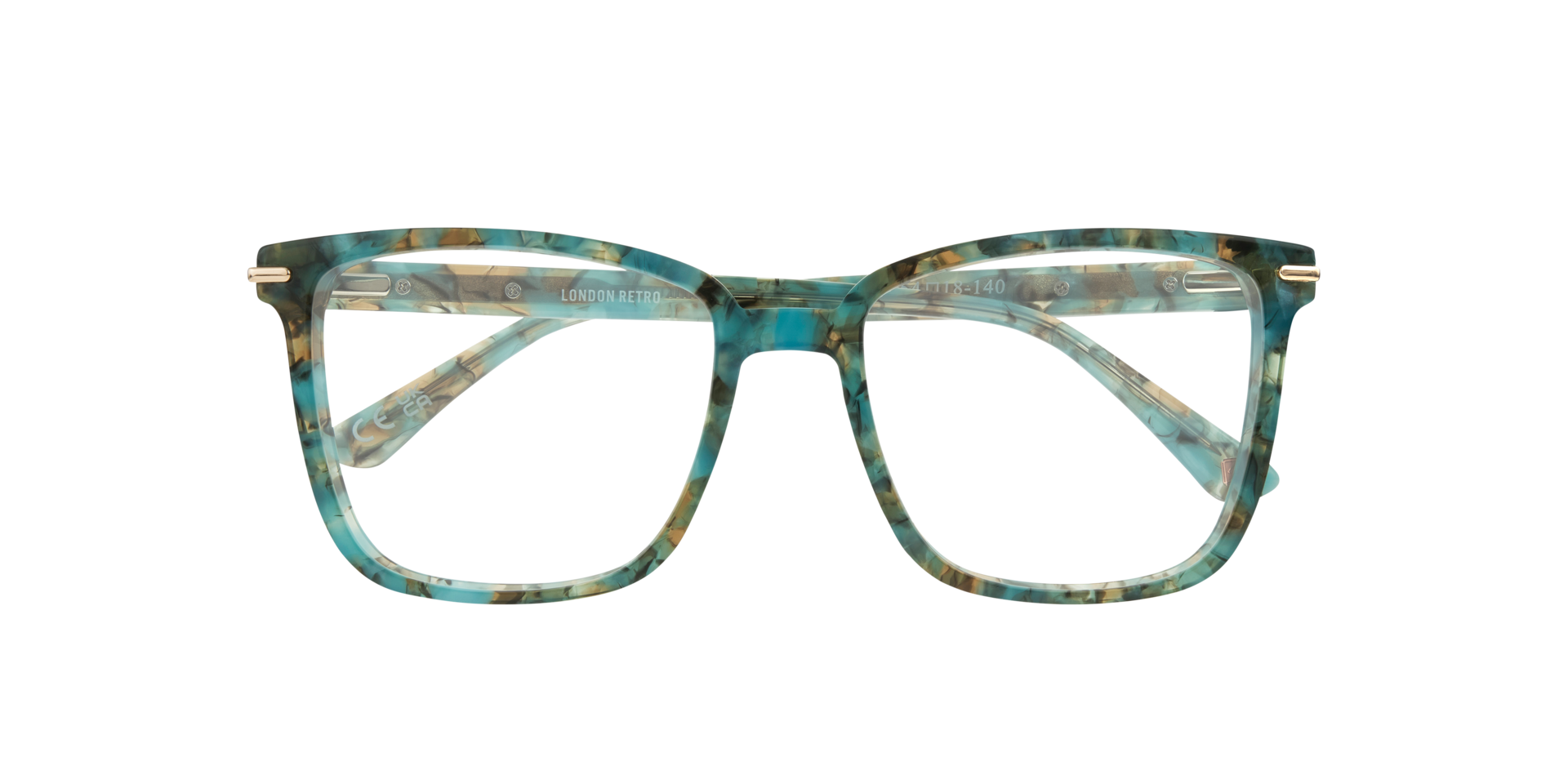 Balham Seaglass Sands AcetateEyeglass Frames for Glasses Direct, Closed View
