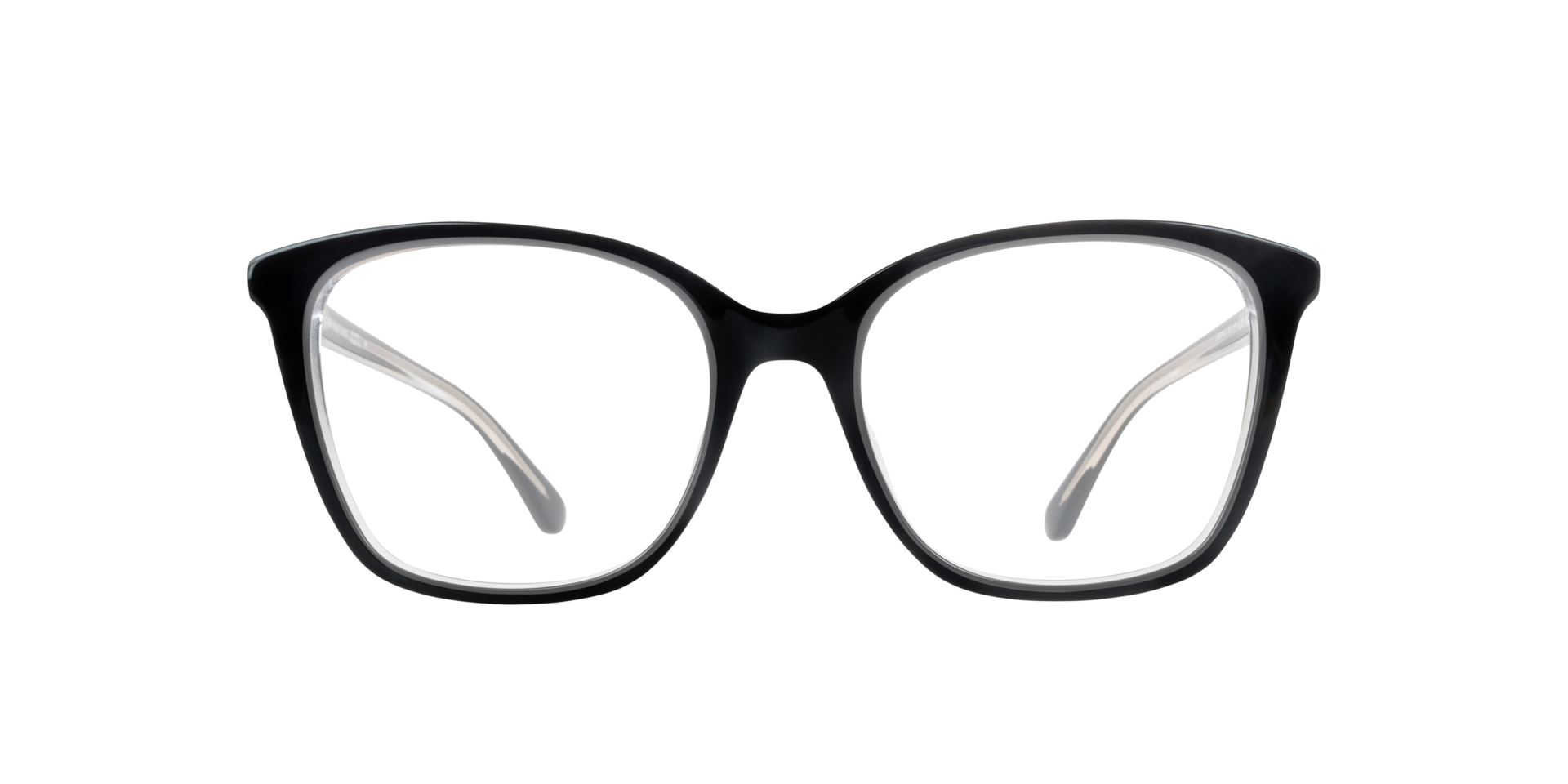 Leanna/G Black AcetateEyeglass Frames for Glasses Direct, Front View
