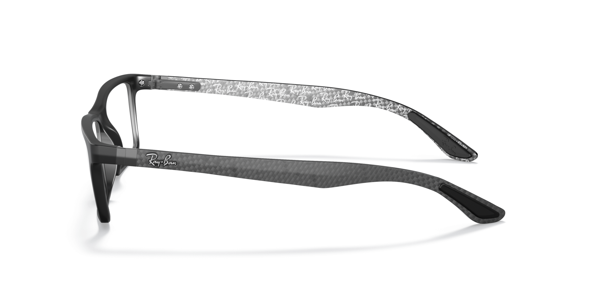 RB8901 Optics Black PlasticEyeglass Frames for Glasses Direct, Side View