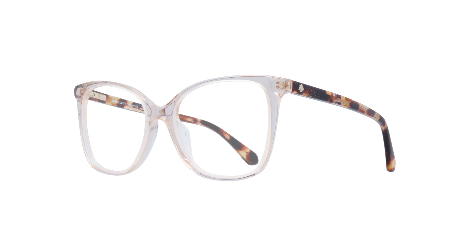 Darcie Clear AcetateEyeglass Frames for Glasses Direct, Angle View