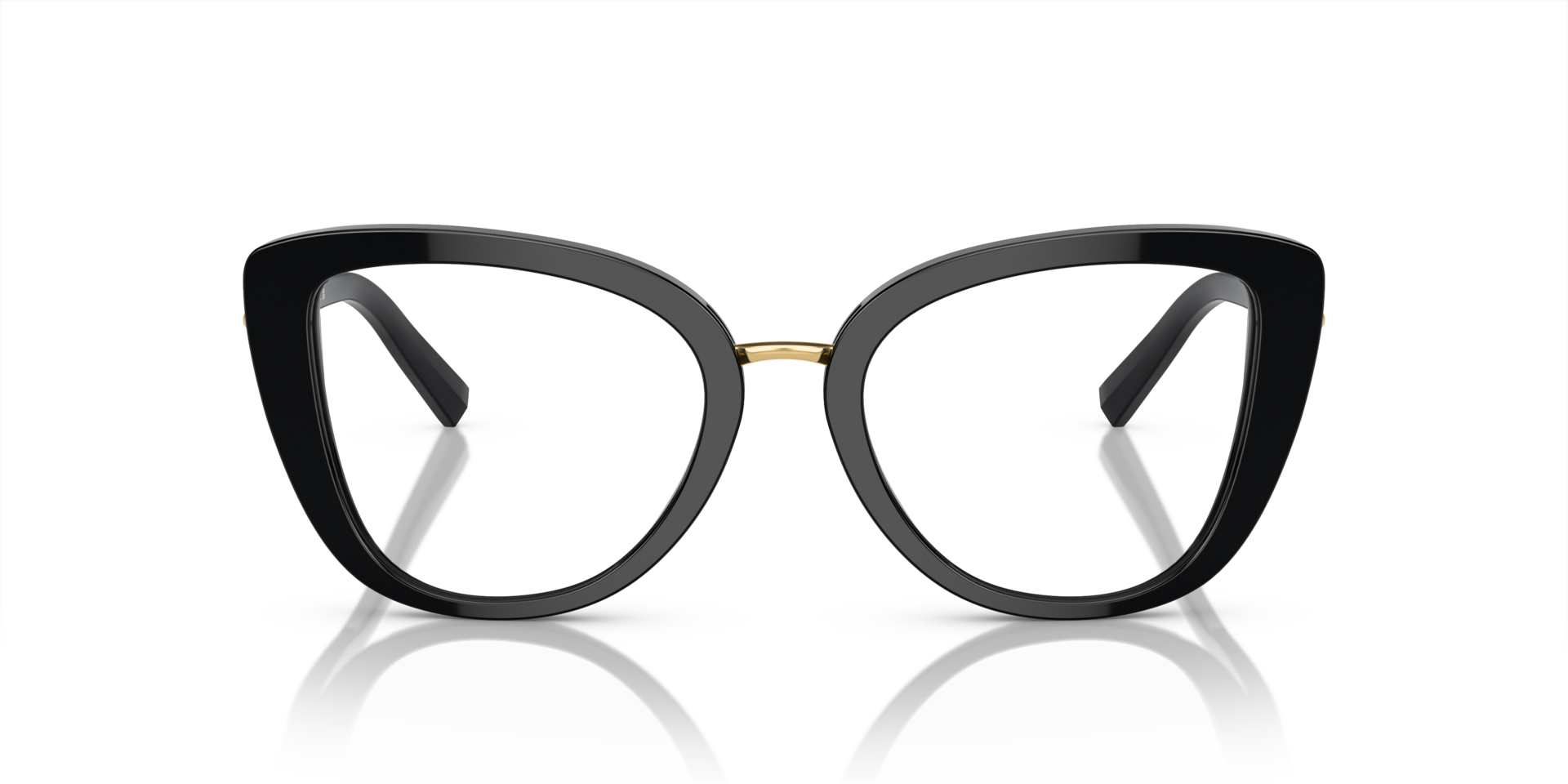 TF2242 Black AcetateEyeglass Frames for Glasses Direct, Front View