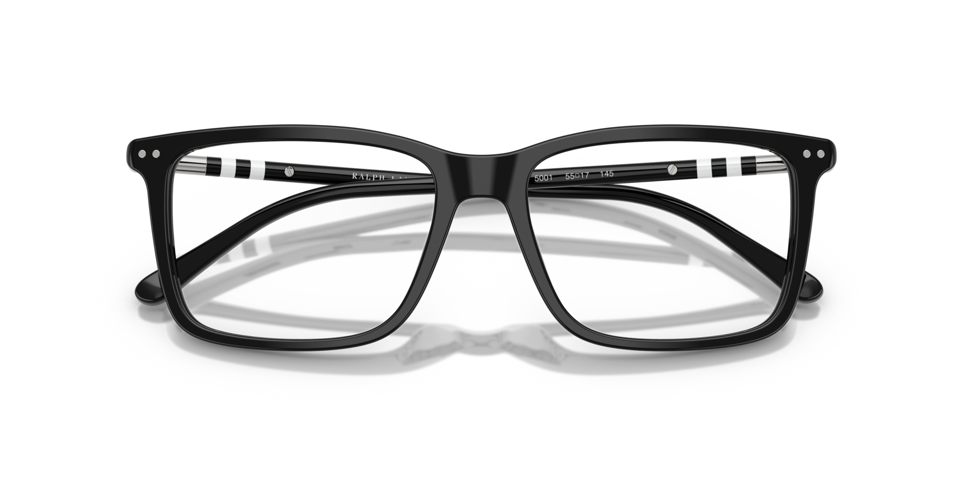PH2287 Shiny Black AcetateEyeglass Frames for Glasses Direct, Closed View