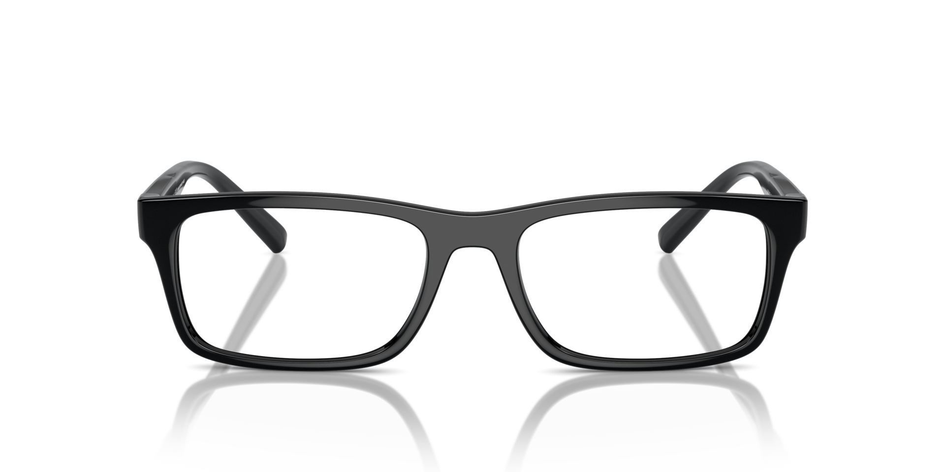 AX3115 Shiny Black PlasticEyeglass Frames for Glasses Direct, Front View
