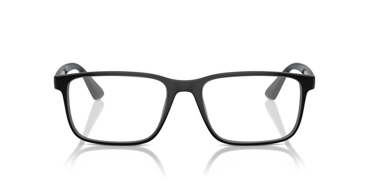 Ray-Ban Unisex Black Rectangle Plastic Eyeglasses Online - Full Rim - Rb7241d