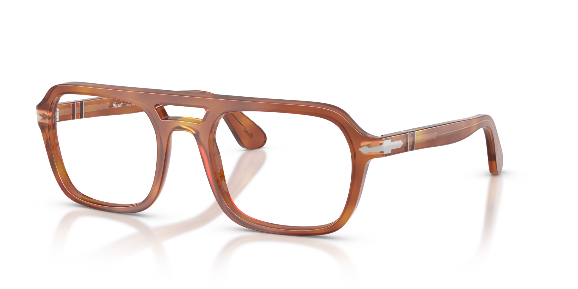 PO3394V Terra Di Siena AcetateEyeglass Frames for Glasses Direct, Angle View