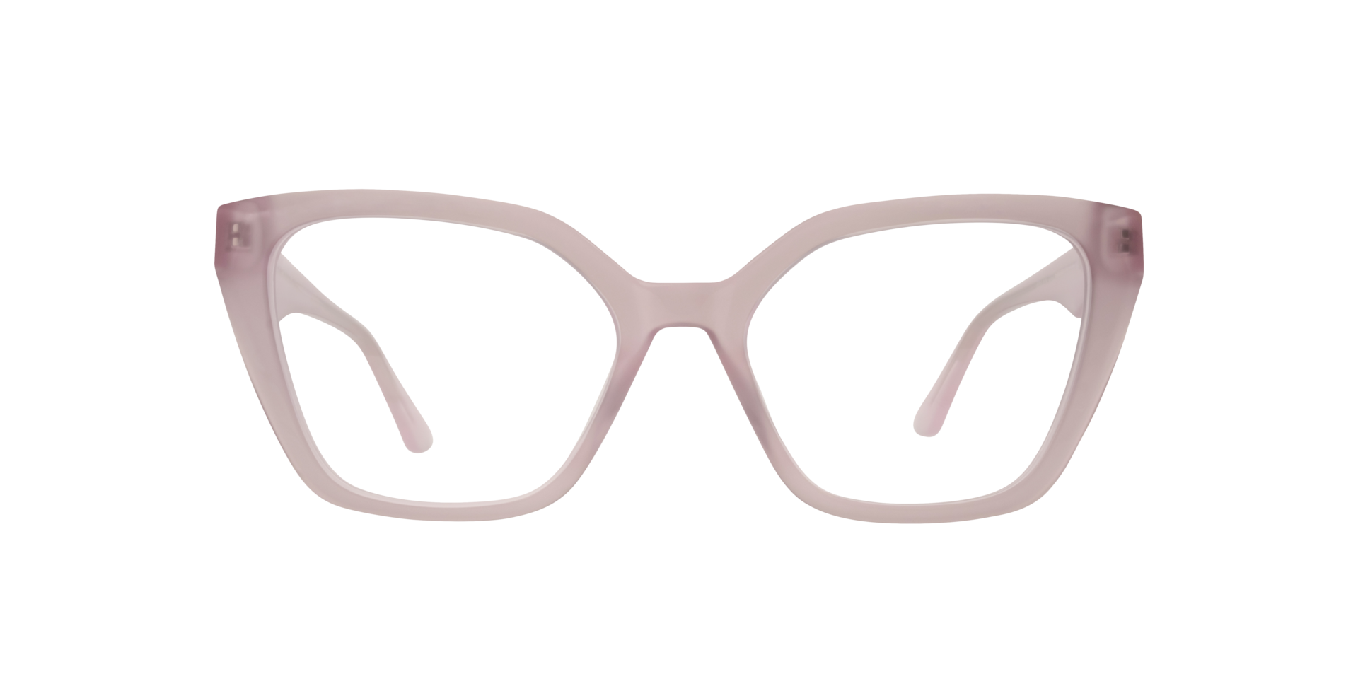 Helen Milky Pink AcetateEyeglass Frames for Glasses Direct, Front View