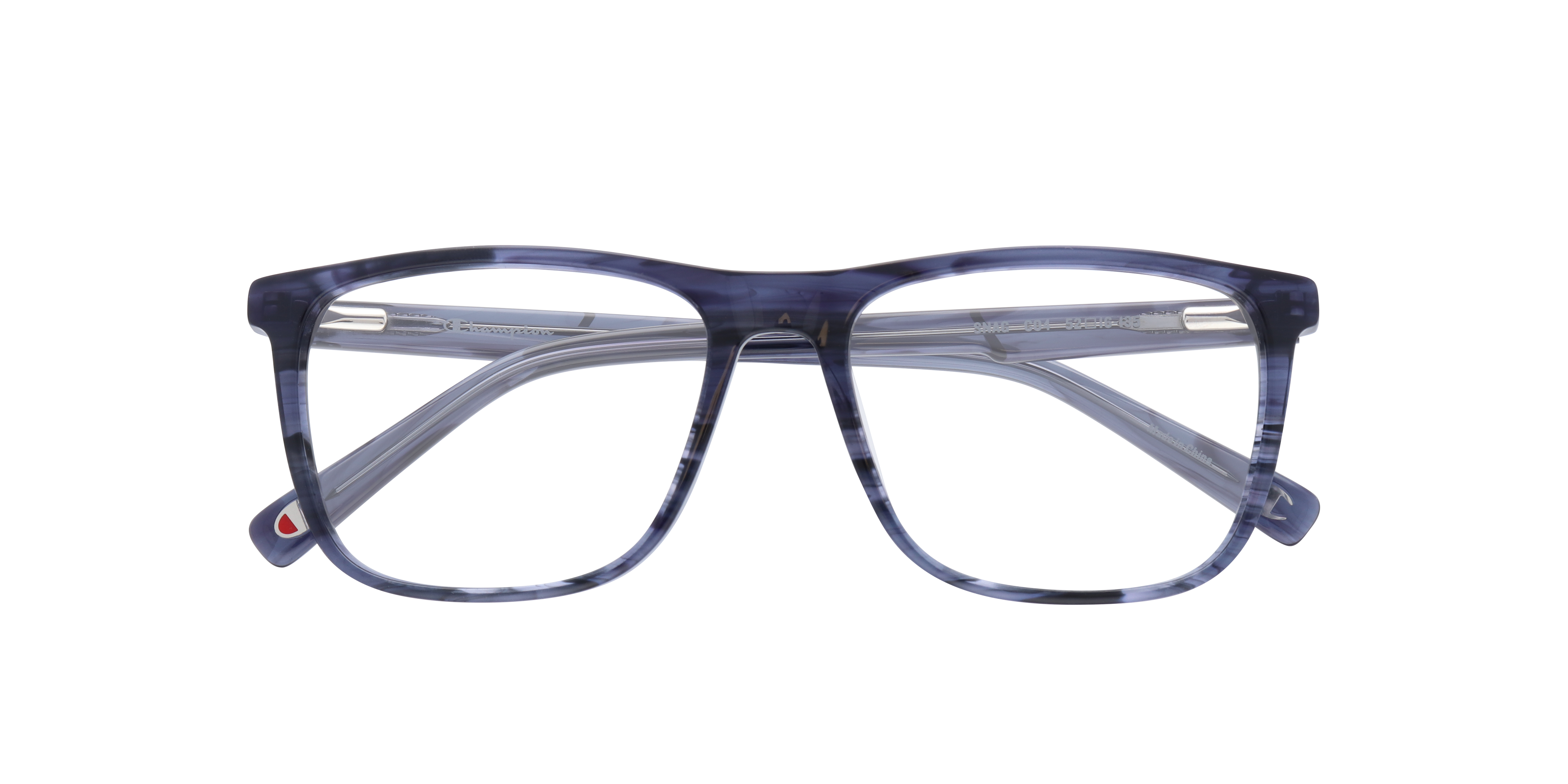 Snag Blue MetalEyeglass Frames for Glasses Direct, Closed View