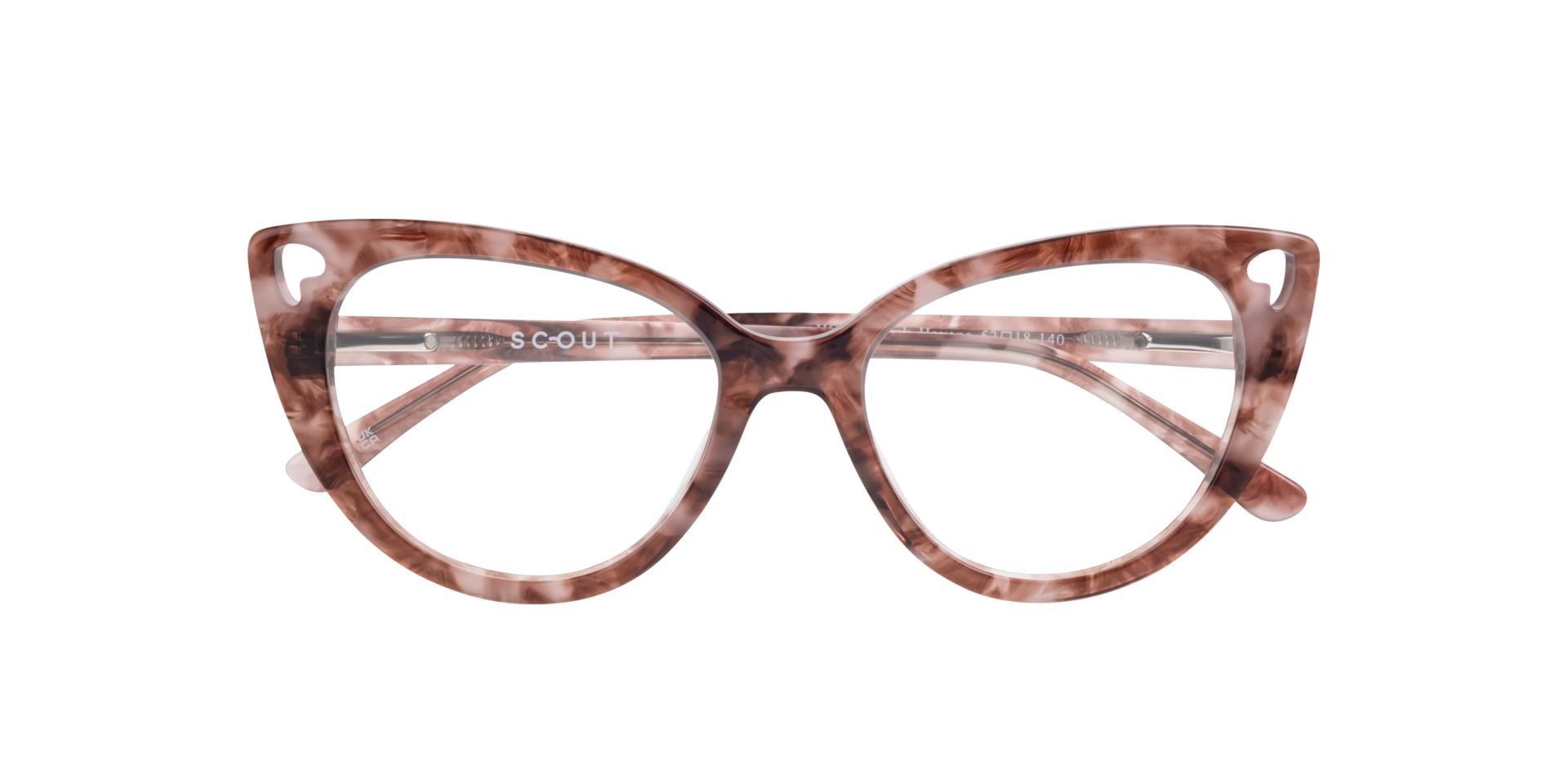 Holly Pink Havana AcetateEyeglass Frames for Glasses Direct, Closed View