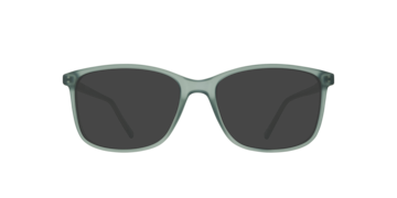 Matte Crystal Light Green Jax -  Plastic Sunglasses