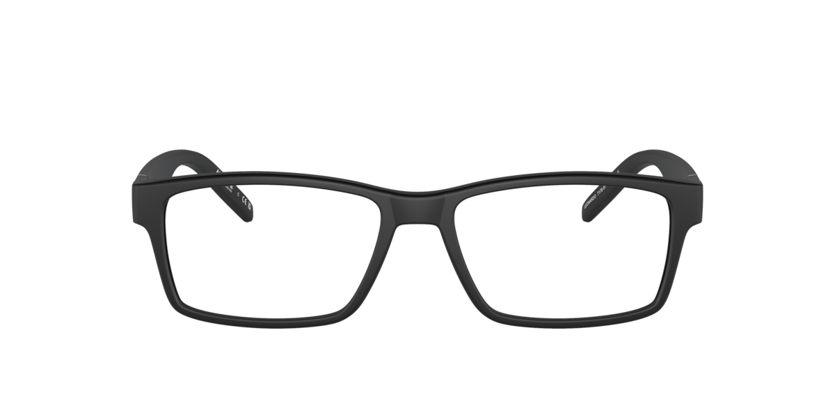 Arnette Unisex Matte Black Rectangle Plastic Eyeglasses Online - Full Rim - An7179
