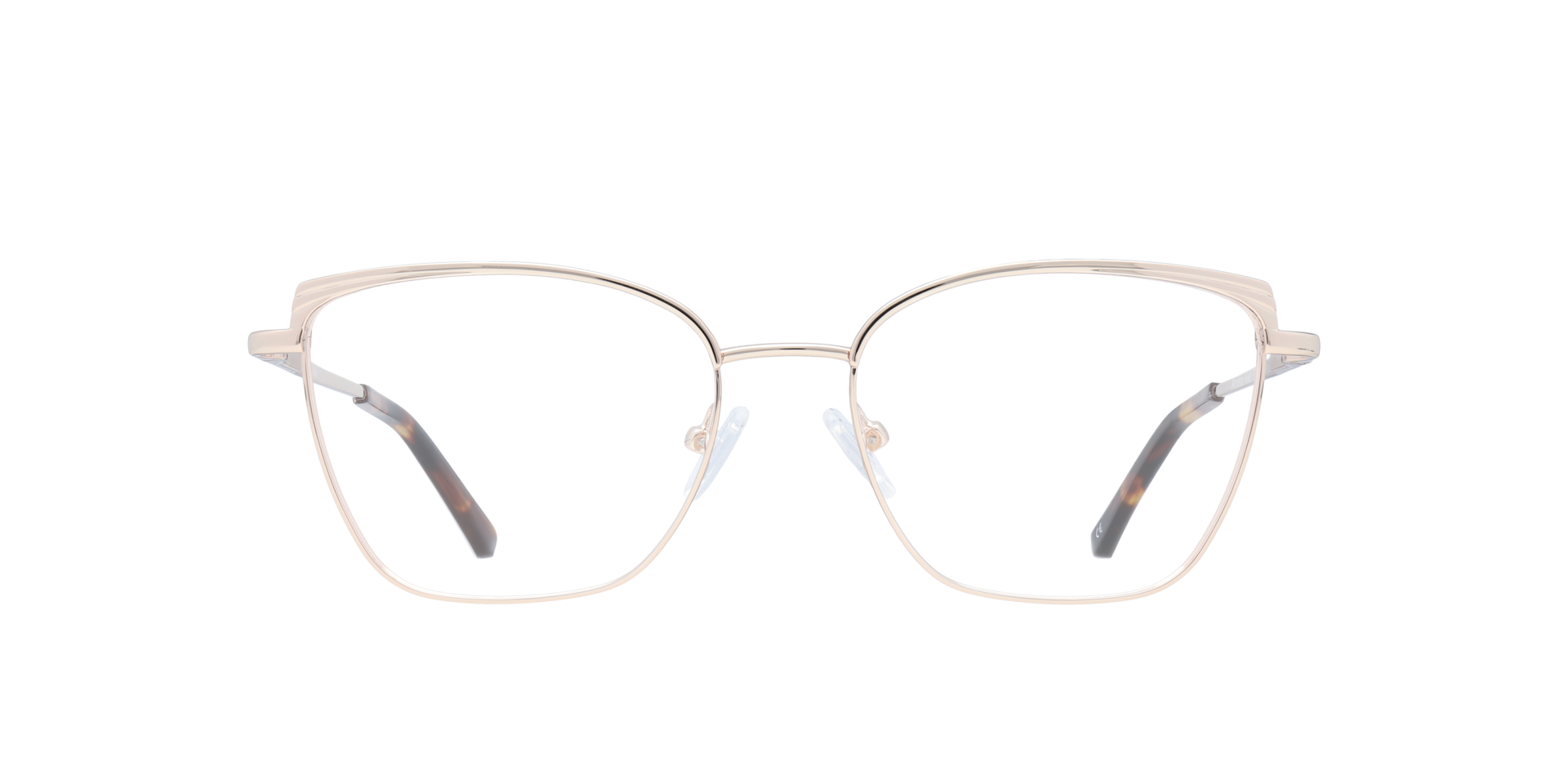 Angelica Gold MetalEyeglass Frames for Glasses Direct, Front View