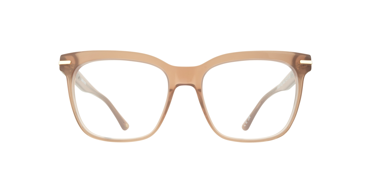 London Retro Unisex Milky Nude Square Acetate Eyeglasses Online - Full Rim - Jordan