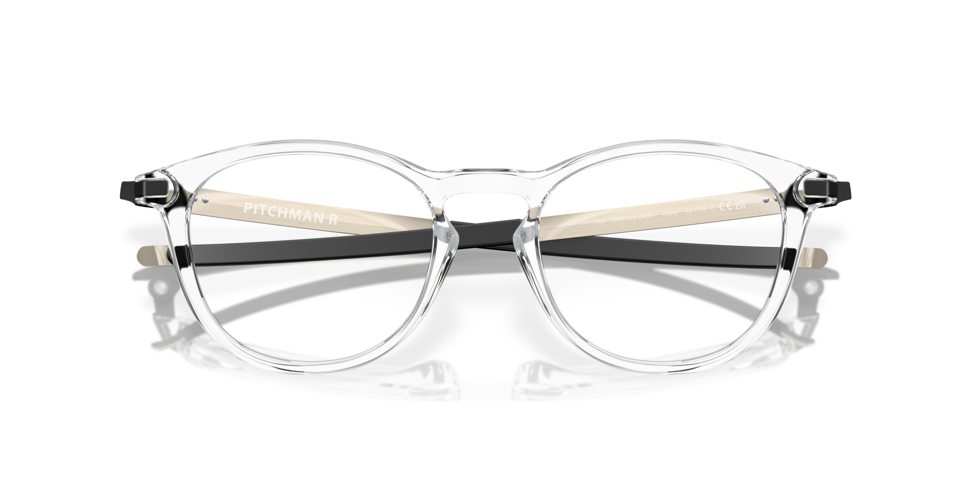 Pitchman™ R Clear PlasticEyeglass Frames for Glasses Direct, Closed View