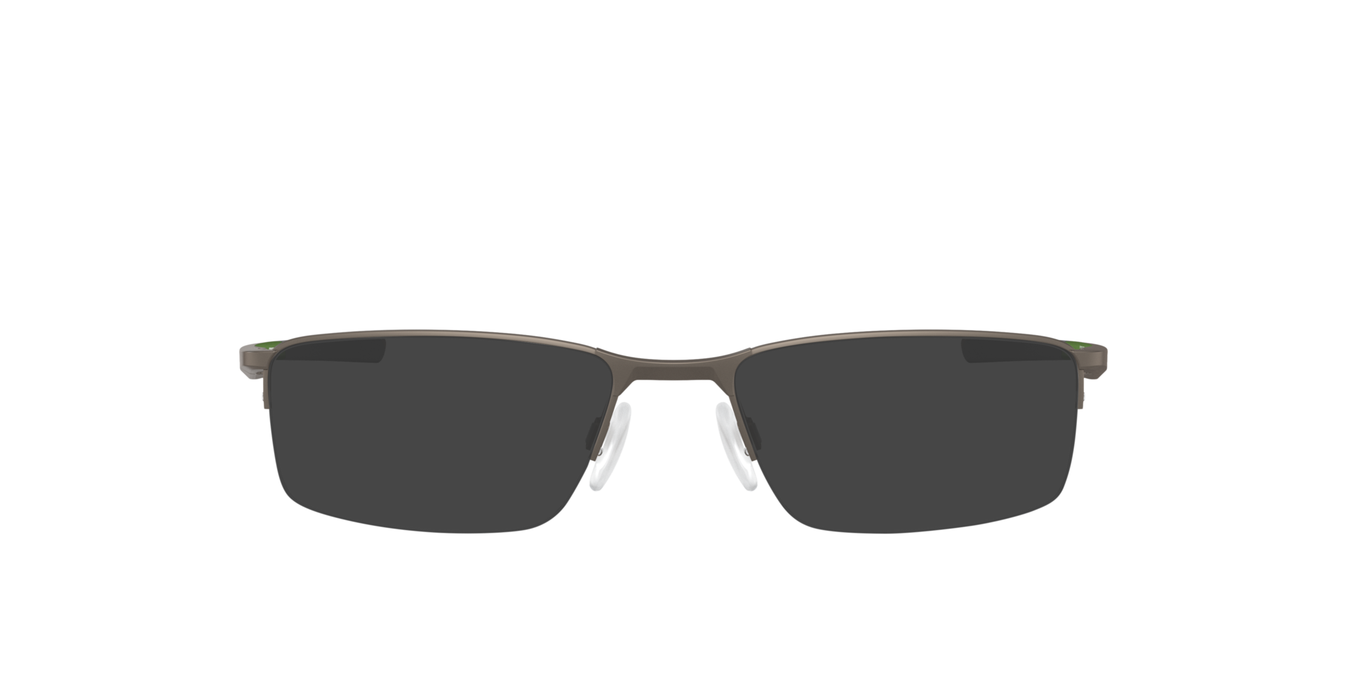 Socket 5.5 Satin Pewter MetalEyeglass Frames for Glasses Direct, with Tinted Lenses