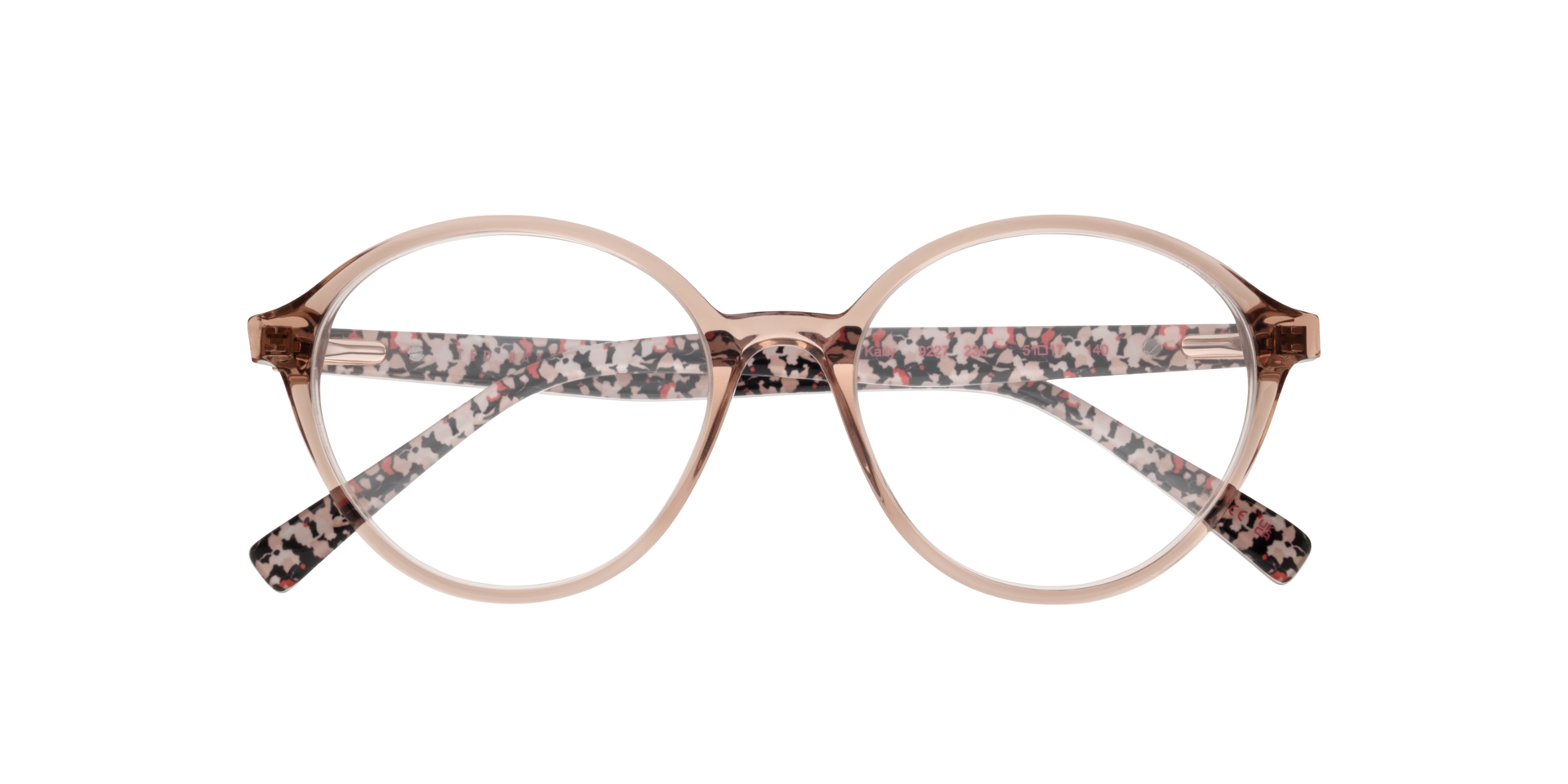 TB9227 Brown Shiny AcetateEyeglass Frames for Glasses Direct, Closed View