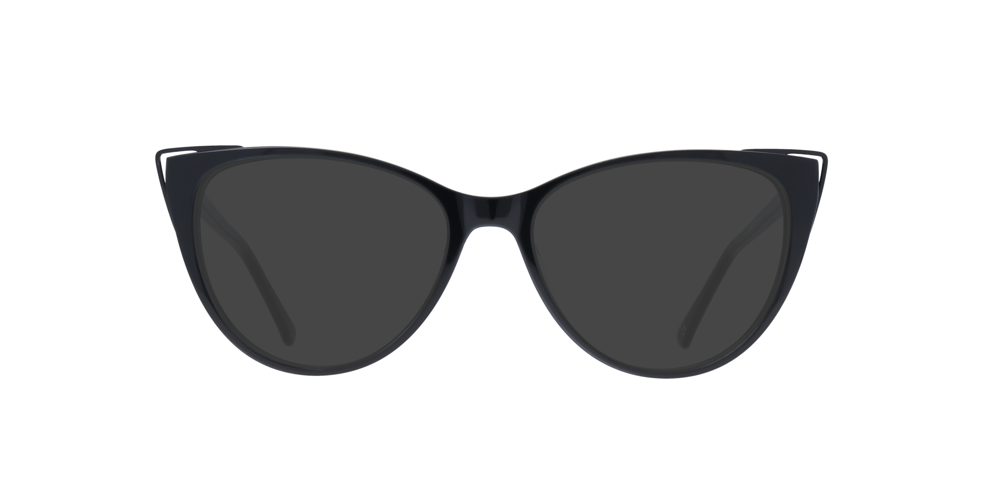 Arabella Shiny Black  &  Matte Black AcetateEyeglass Frames for Glasses Direct, with Tinted Lenses