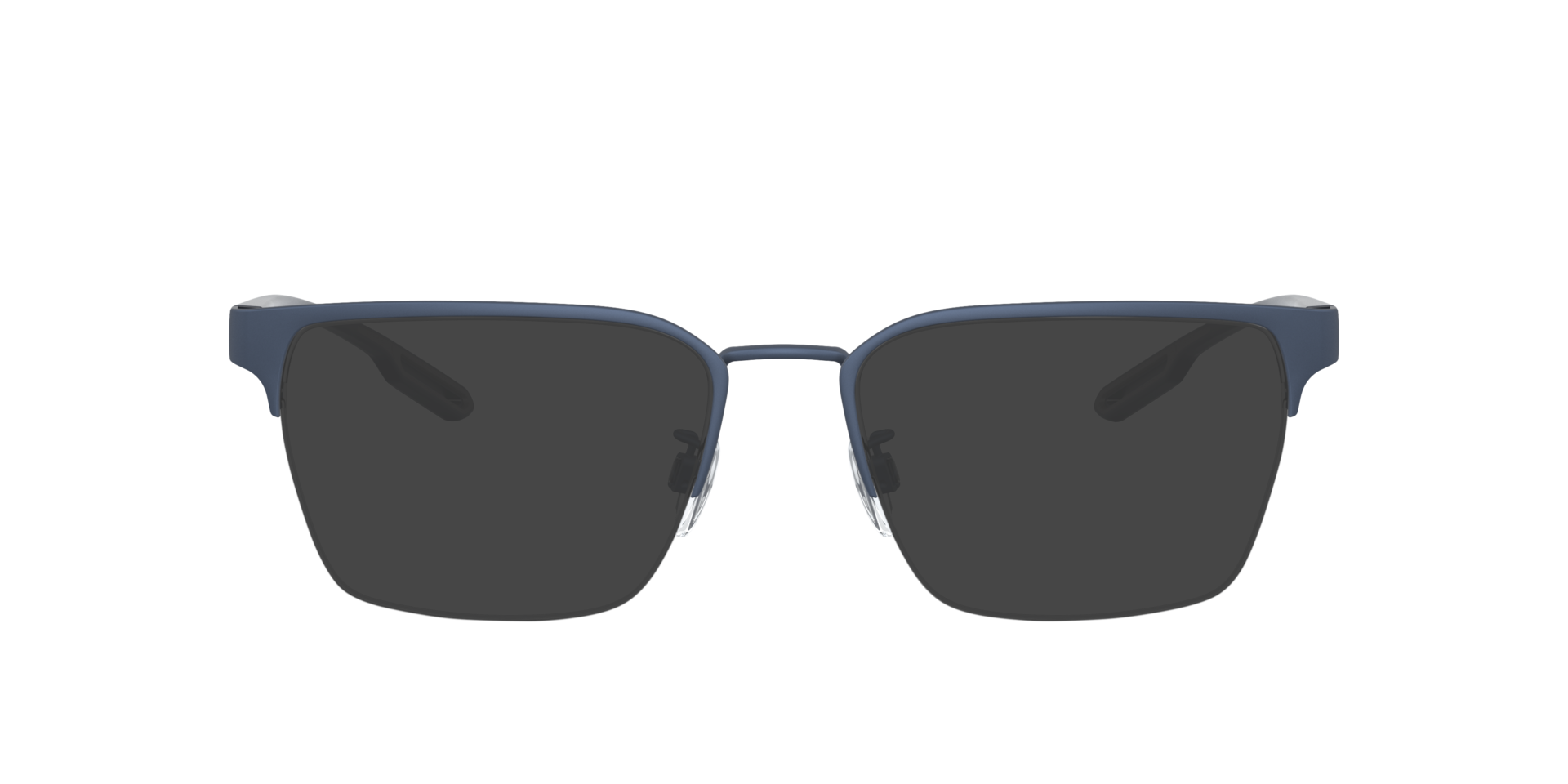 EA1137 Matte Blue MetalEyeglass Frames for Glasses Direct, with Tinted Lenses