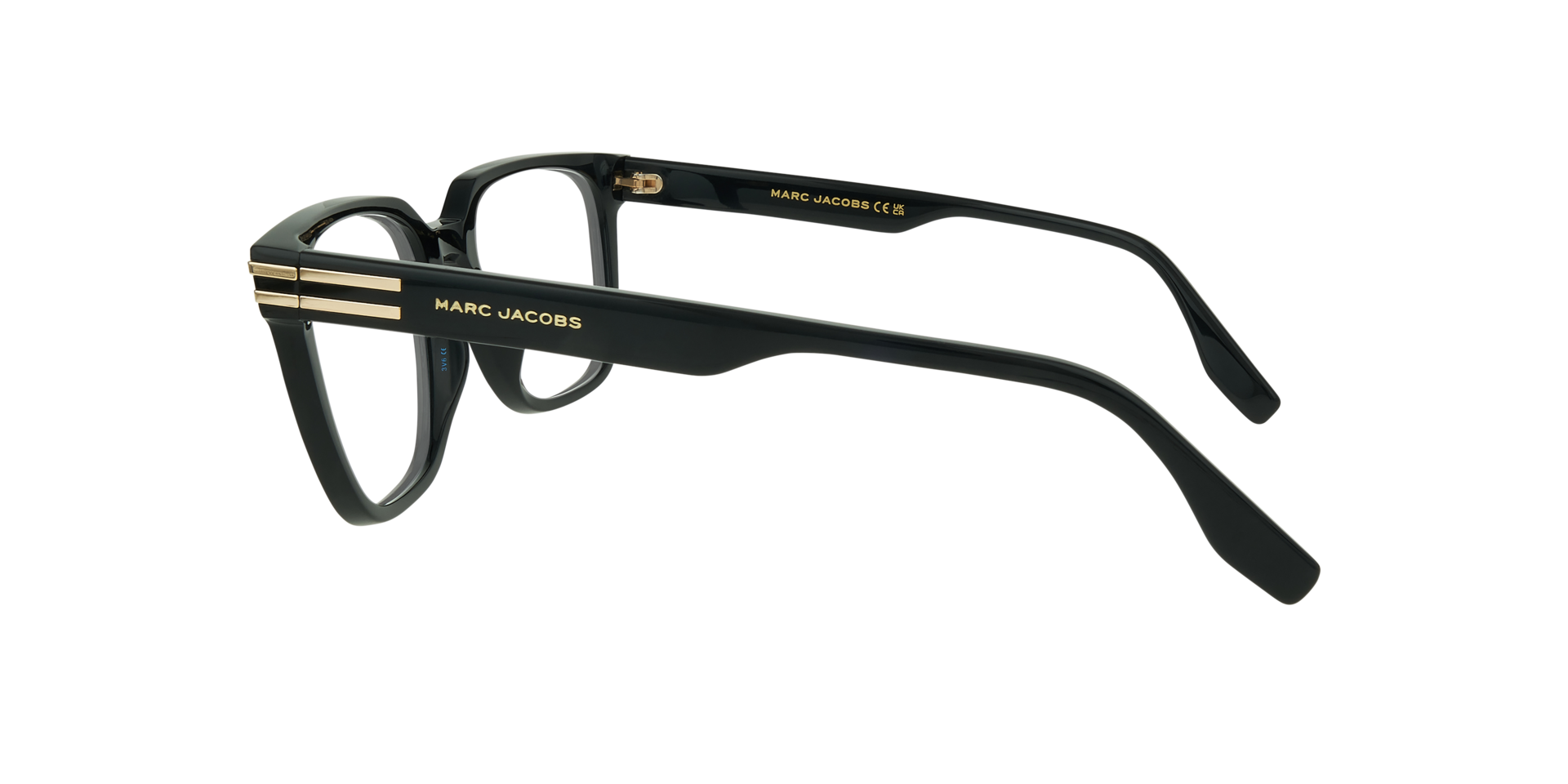 MARC 754 Black AcetateEyeglass Frames for Glasses Direct, Side View