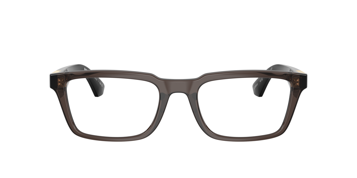 Burberry Men's Grey Rectangle Plastic Eyeglasses Online - Full Rim - Be2428u