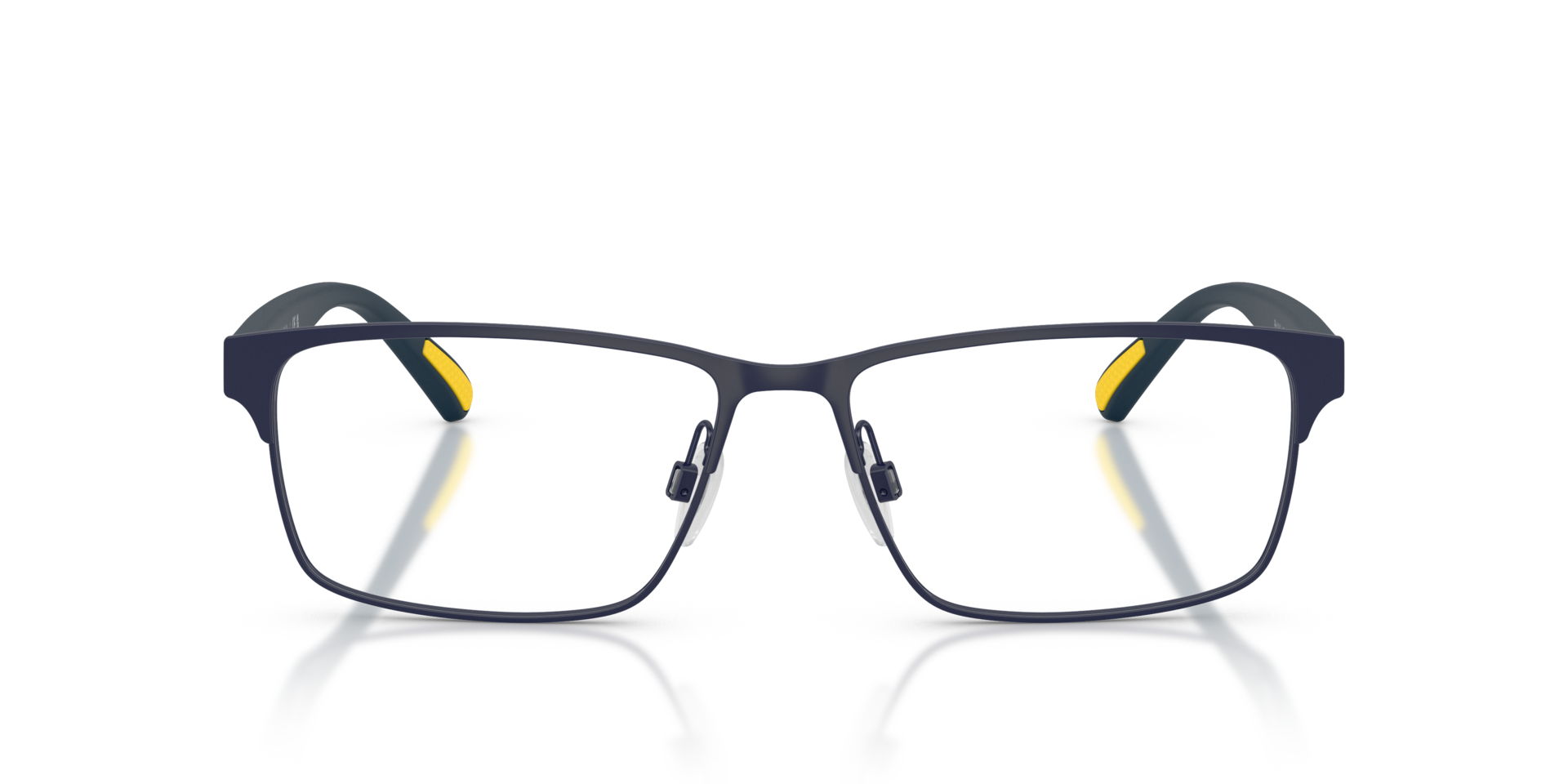 PH1243 Semishiny Navy Blue MetalEyeglass Frames for Glasses Direct, Front View