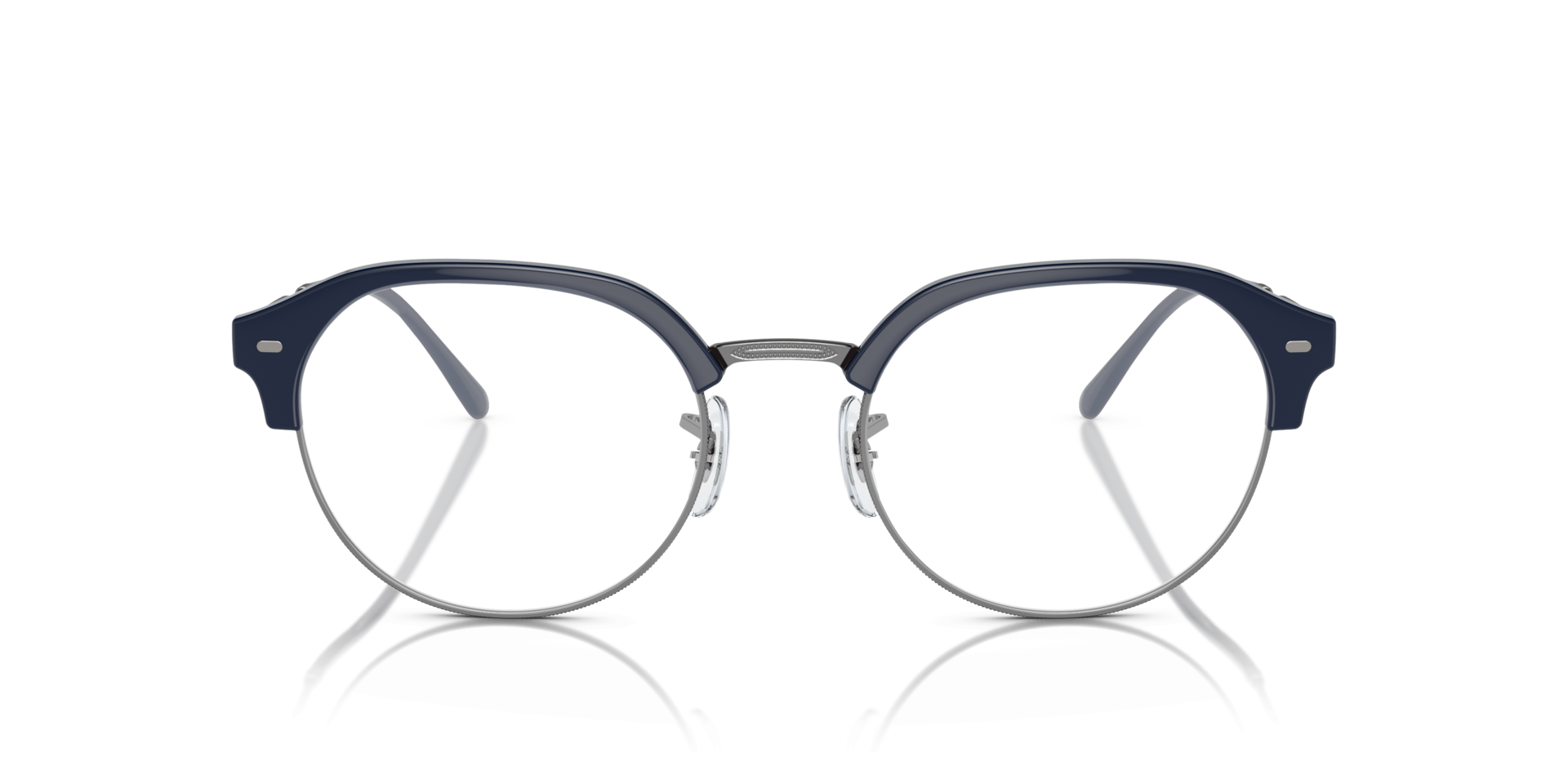 RB7229 Blue On Gunmetal PlasticEyeglass Frames for Glasses Direct, Front View