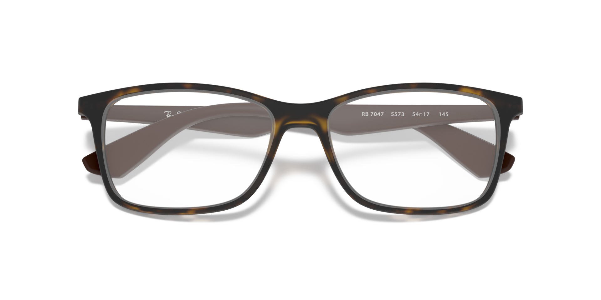 RB7047 Optics Havana PlasticEyeglass Frames for Glasses Direct, Closed View