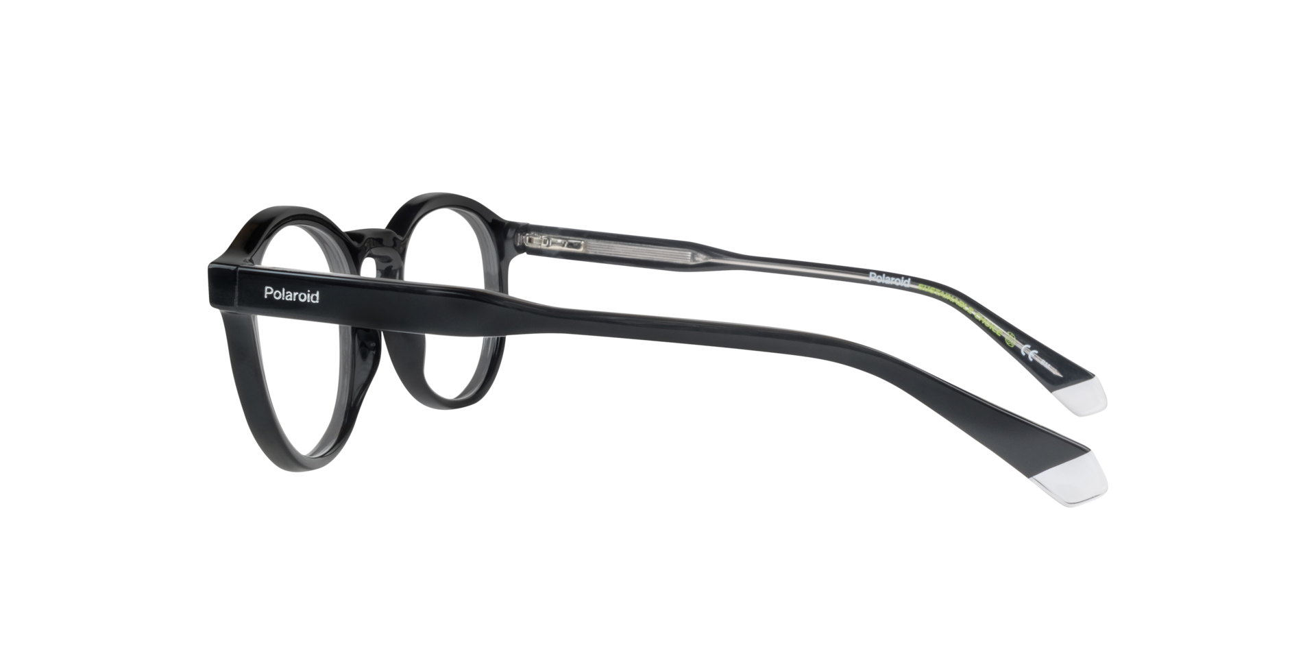 PLD D492 Black PlasticEyeglass Frames for Glasses Direct, Side View