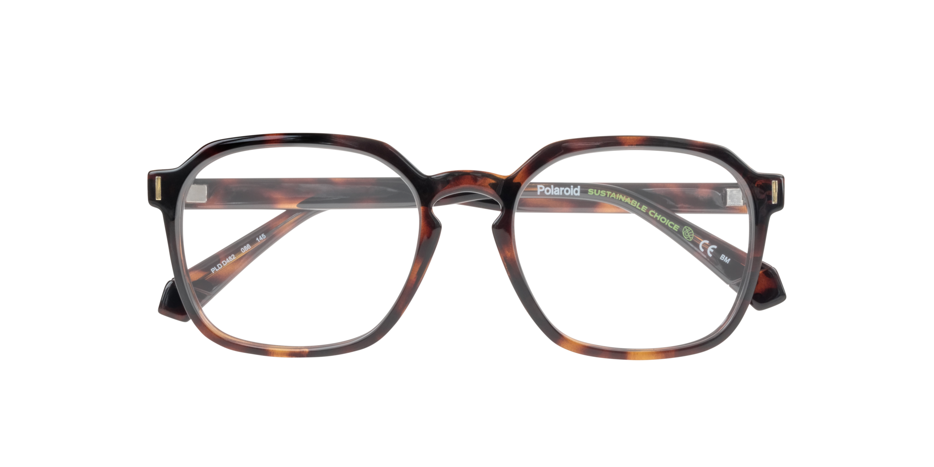 PLD D482 Tortoise PlasticEyeglass Frames for Glasses Direct, Closed View