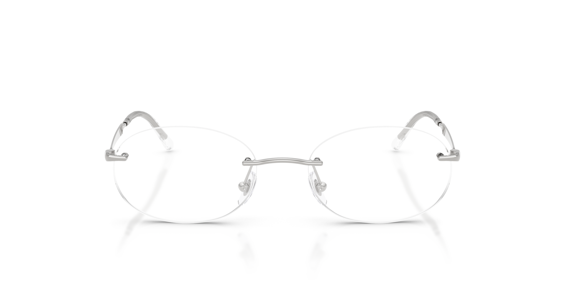 RB3767V Optics Silver MetalEyeglass Frames for Glasses Direct, Front View