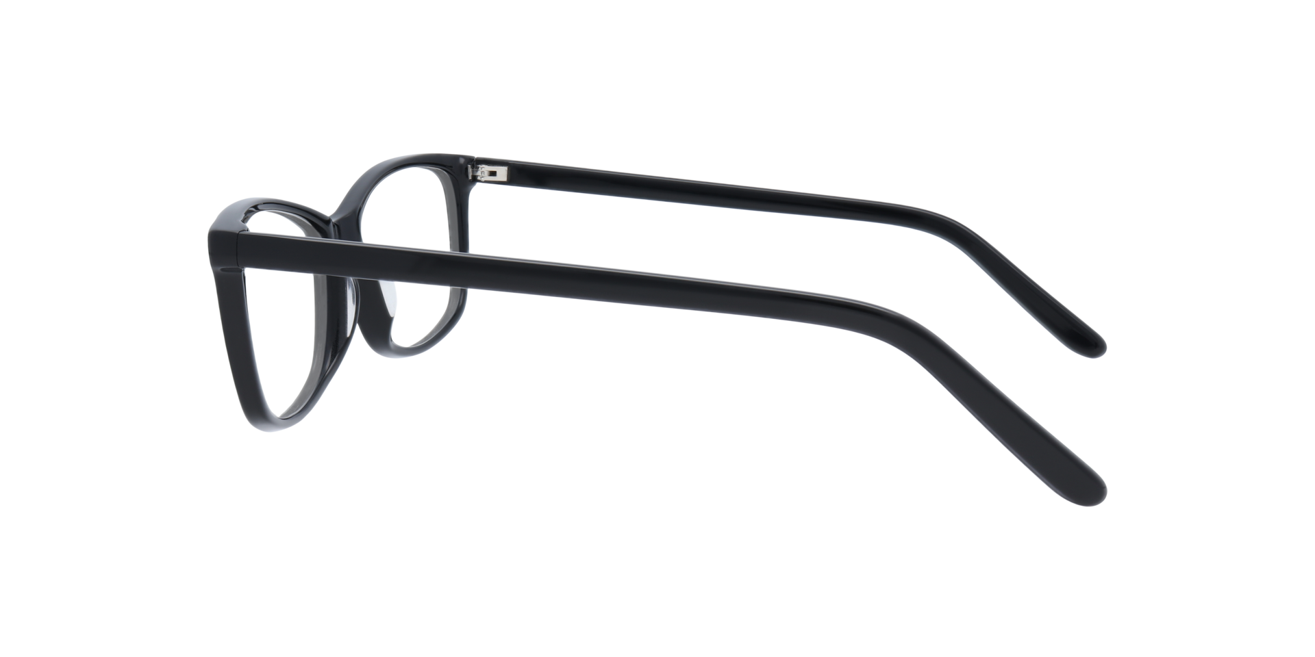 Ella Black AcetateEyeglass Frames for Glasses Direct, Side View
