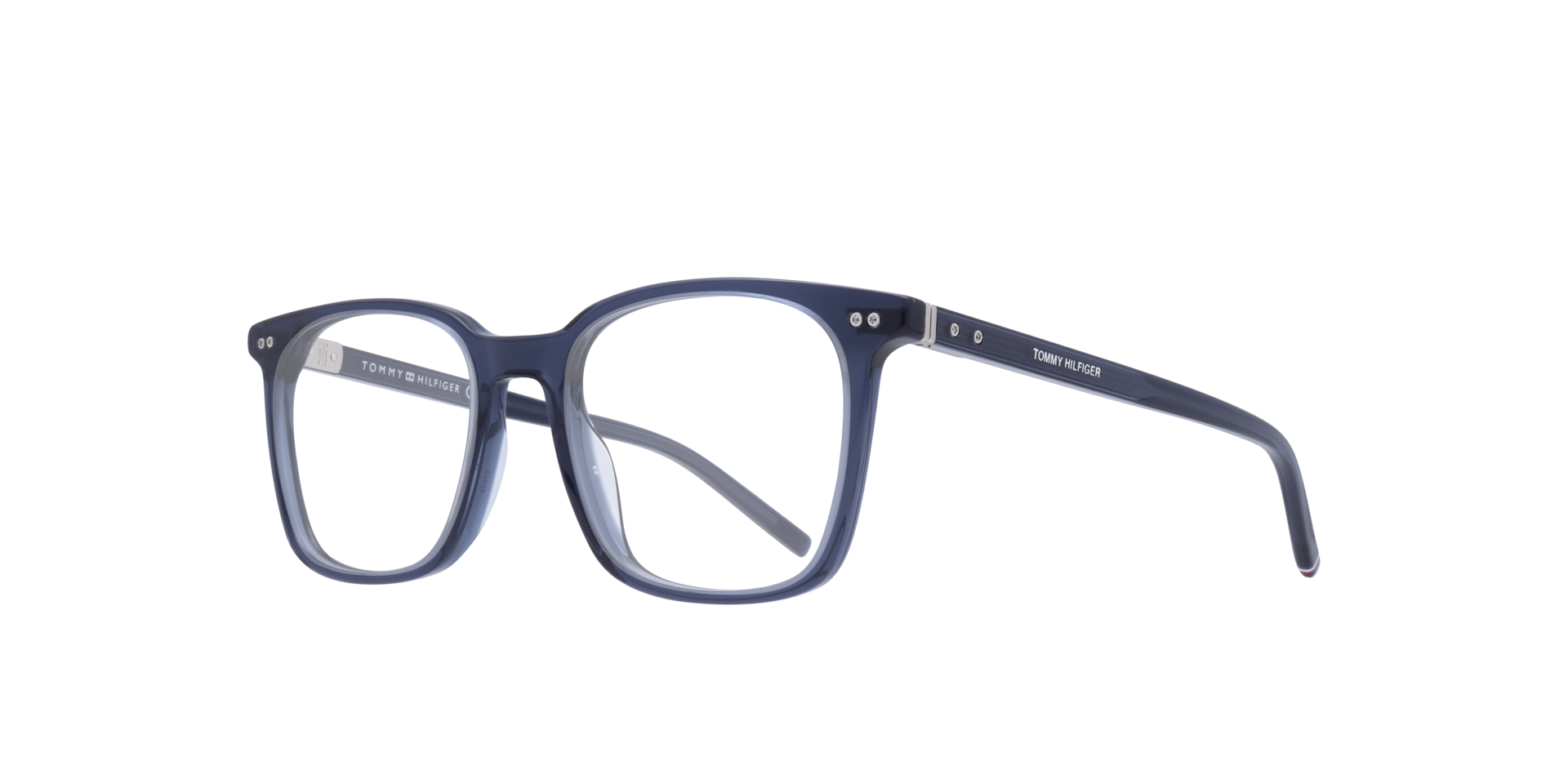 TH 1942 Blue AcetateEyeglass Frames for Glasses Direct, Angle View
