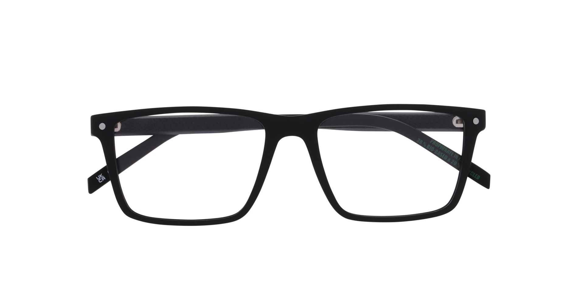LV 5101 Black Matte PlasticEyeglass Frames for Glasses Direct, Closed View