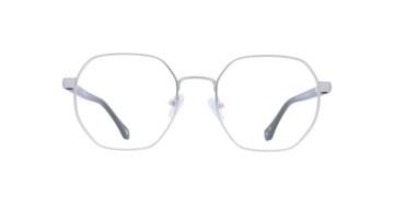 Matte Silver Hainault -  Metal Glasses