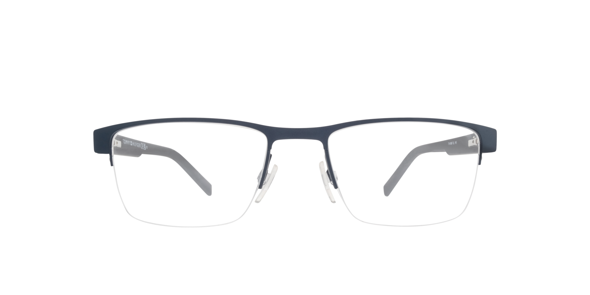 TH 1996 Blue MetalEyeglass Frames for Glasses Direct, Front View