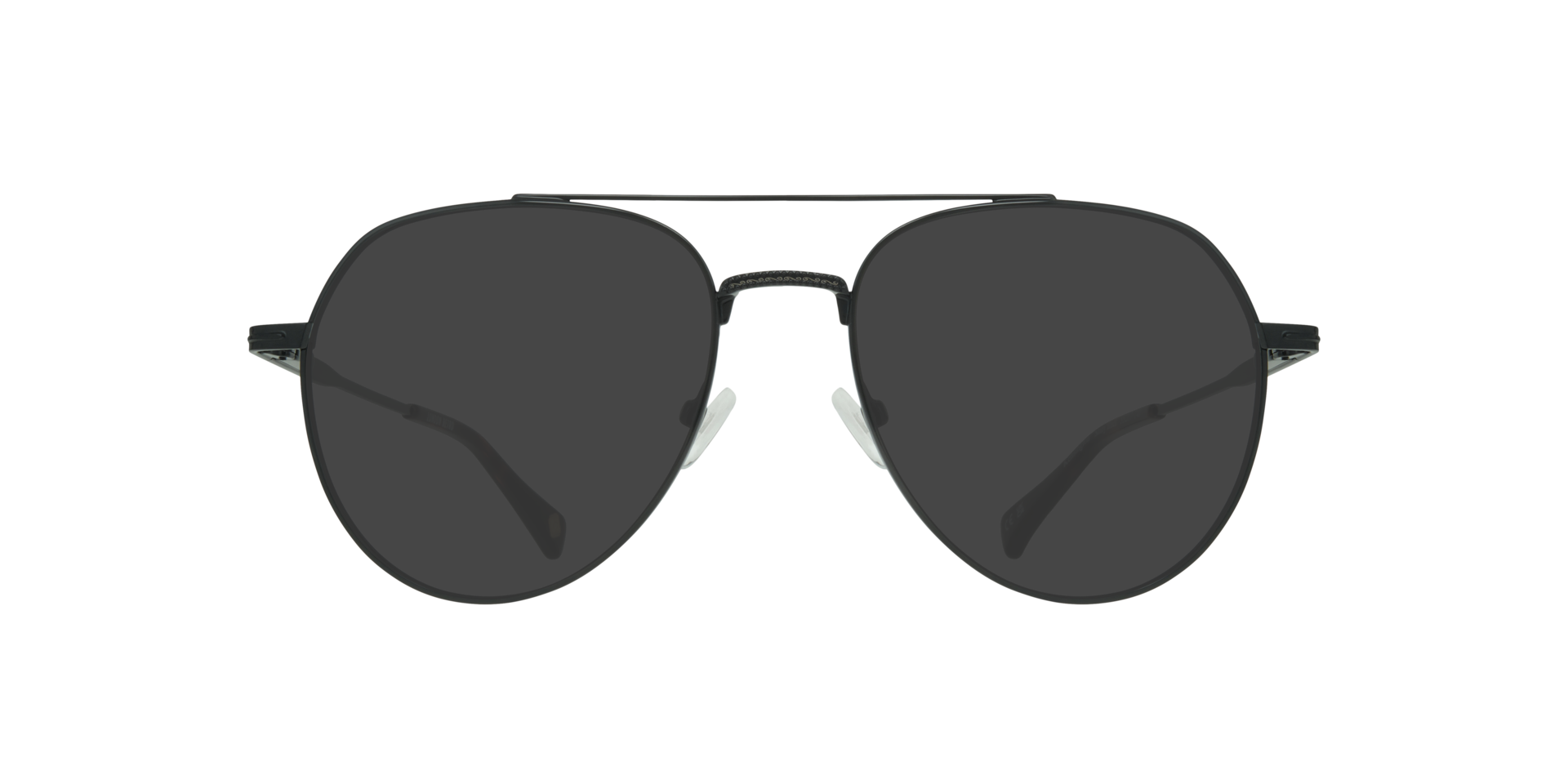 Kensington Shiny Black MetalEyeglass Frames for Glasses Direct, with Tinted Lenses