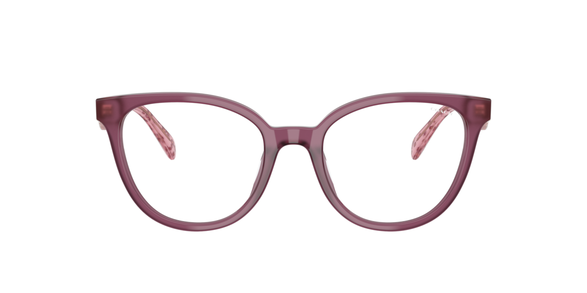 Coach Women's Milky Purple Round Acetate Eyeglasses Online - Full Rim - Hc6259u