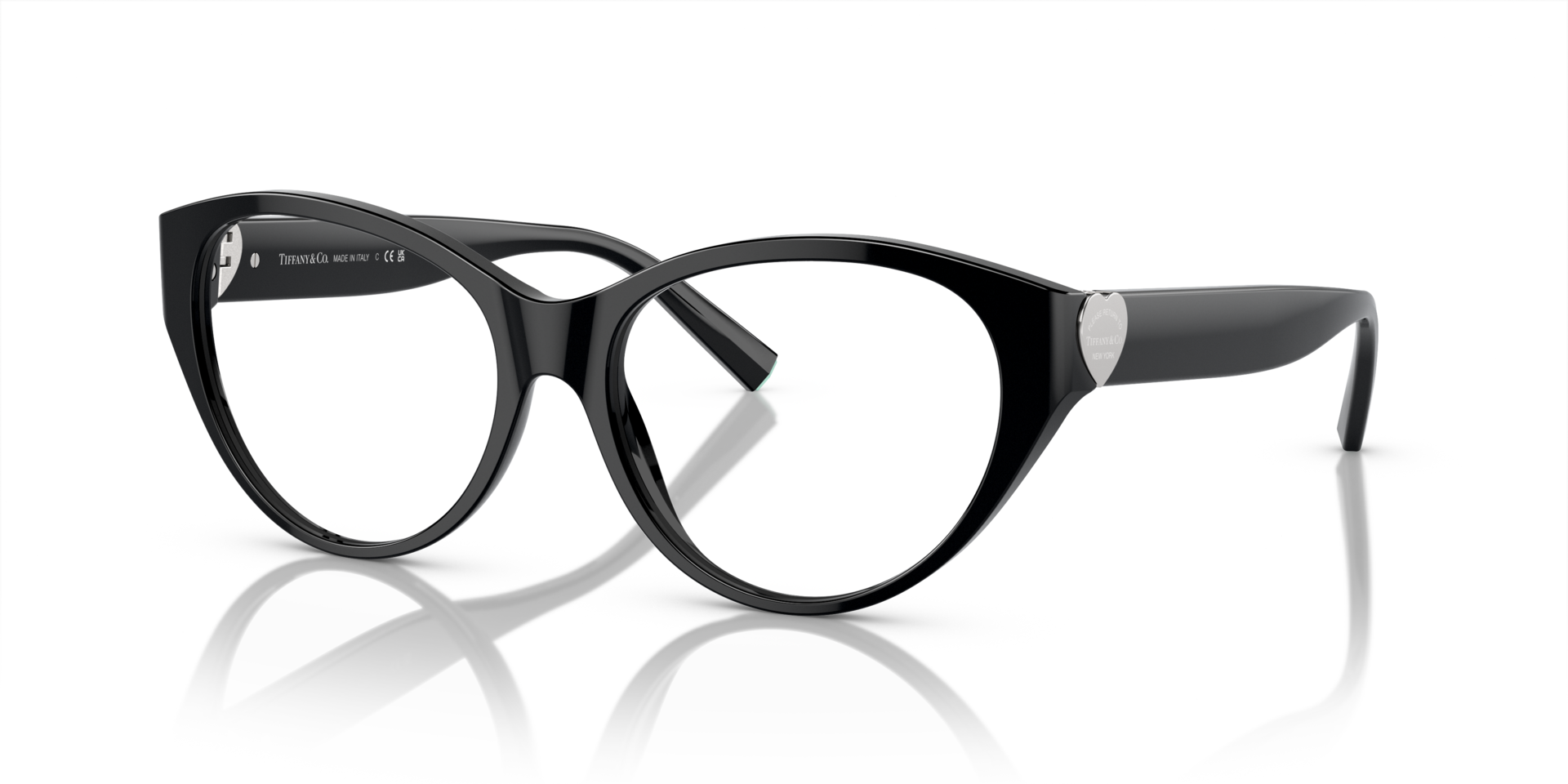 TF2244 Black AcetateEyeglass Frames for Glasses Direct, Angle View